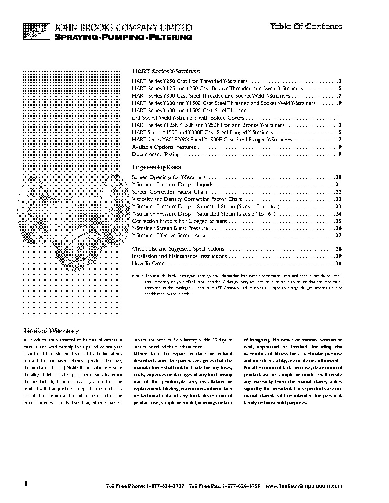 asme table of contents