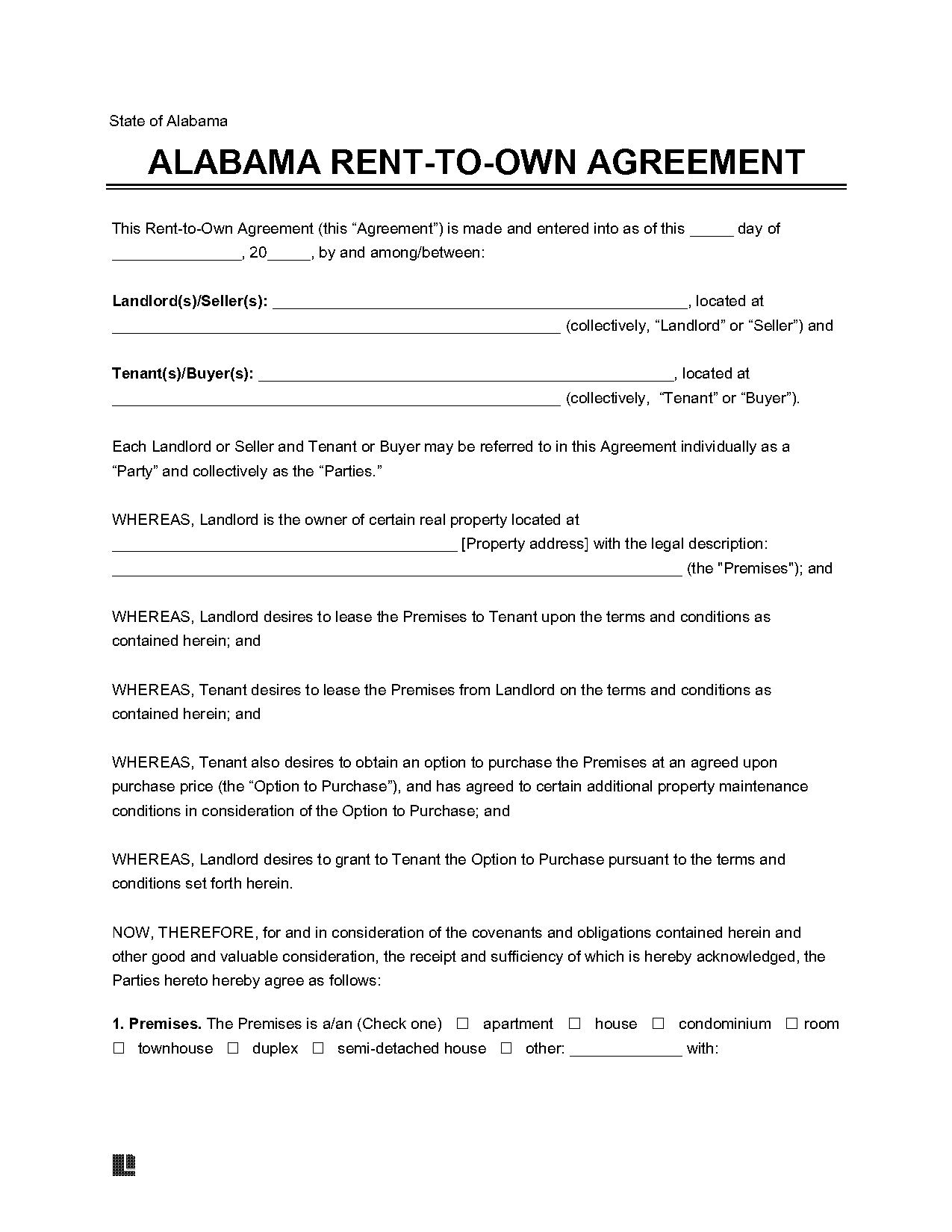 alabama rent to own contract