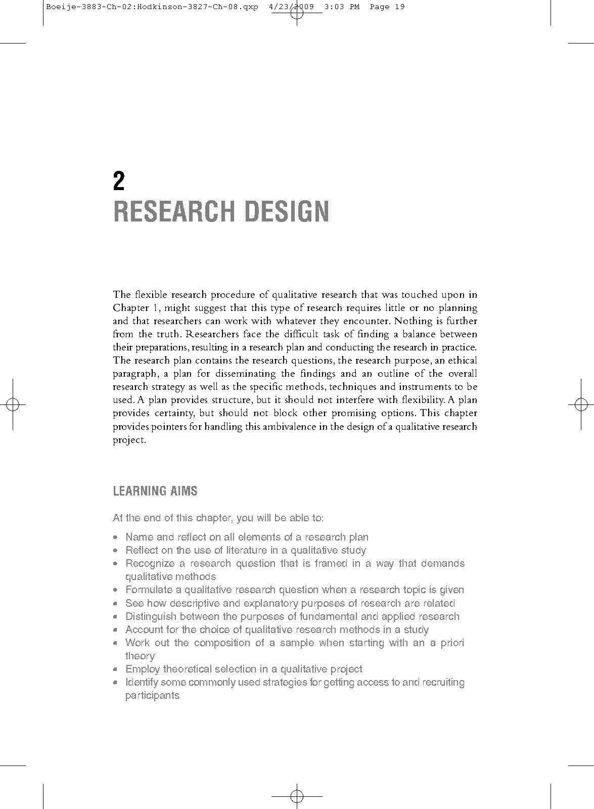 research design proposal sample