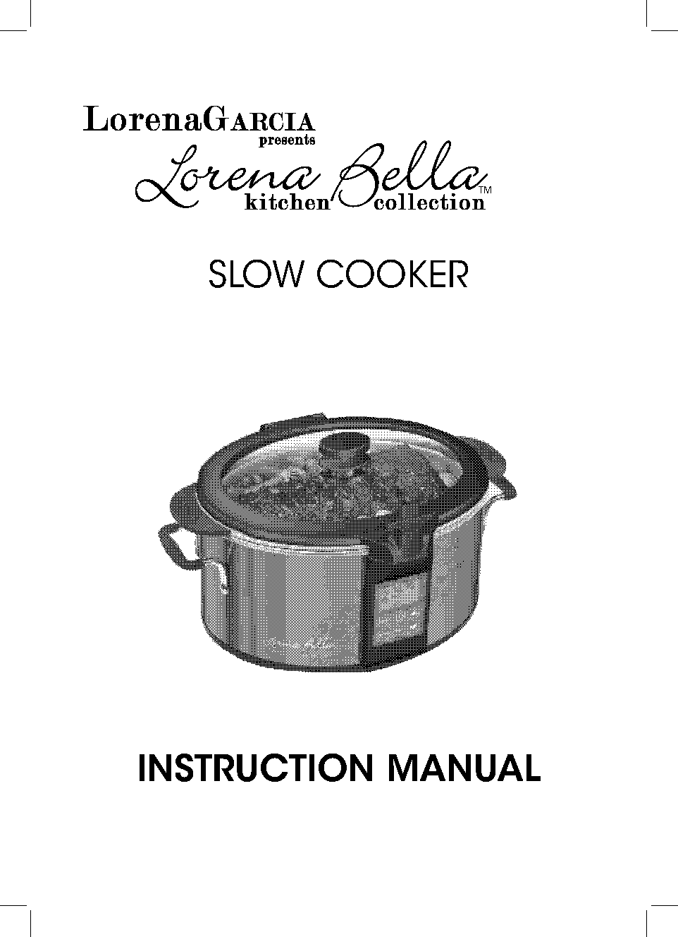 bella slow cooker instruction manual