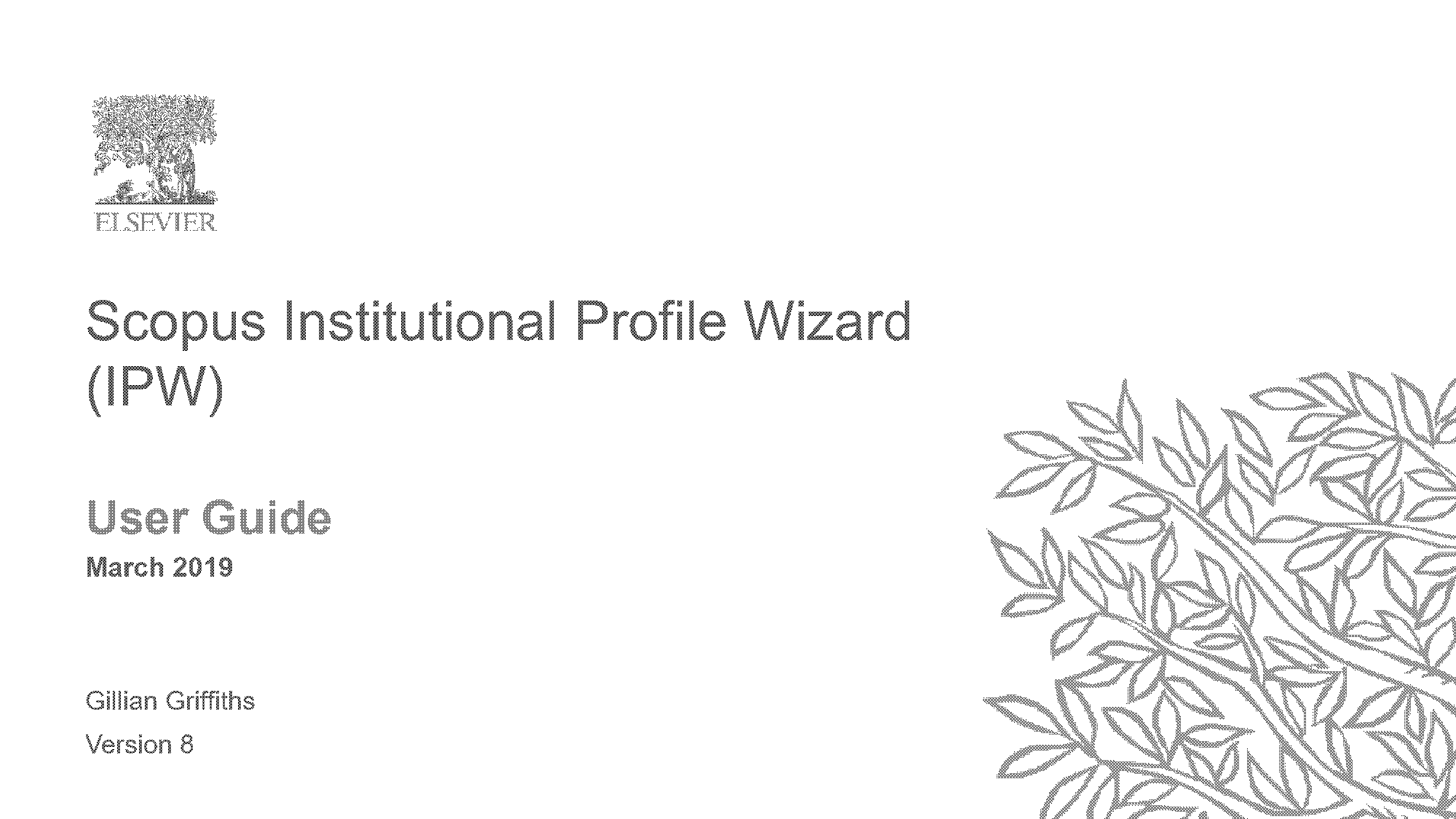 profile the institutitional documents service