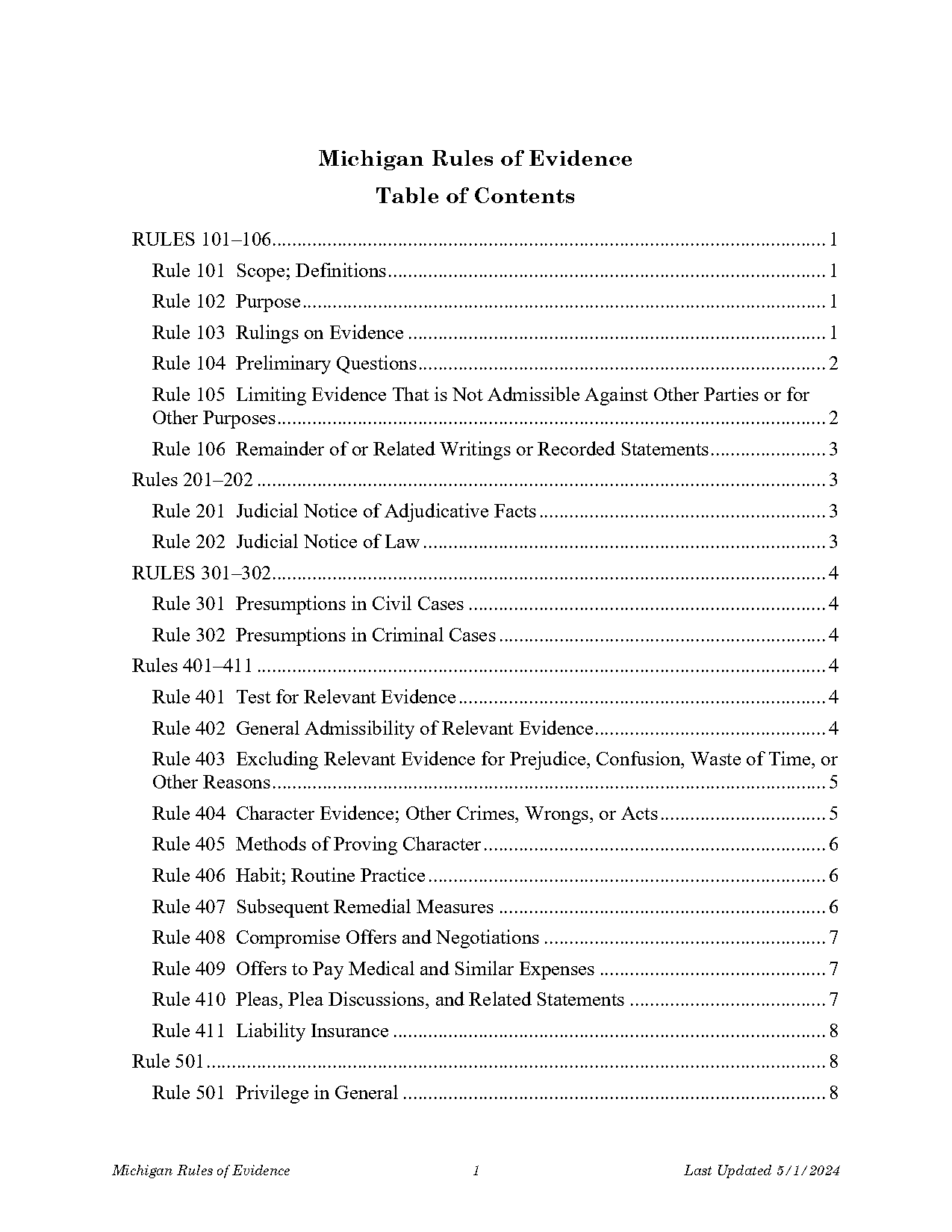 bible table of content