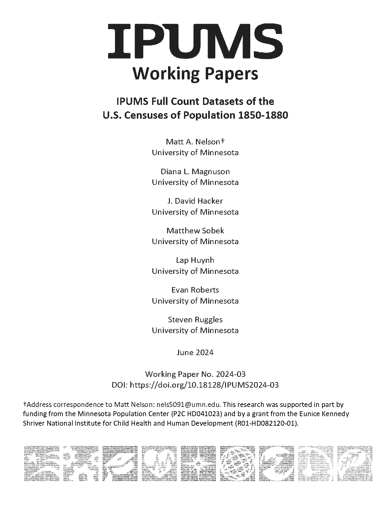 restrict ipums to one state data sample