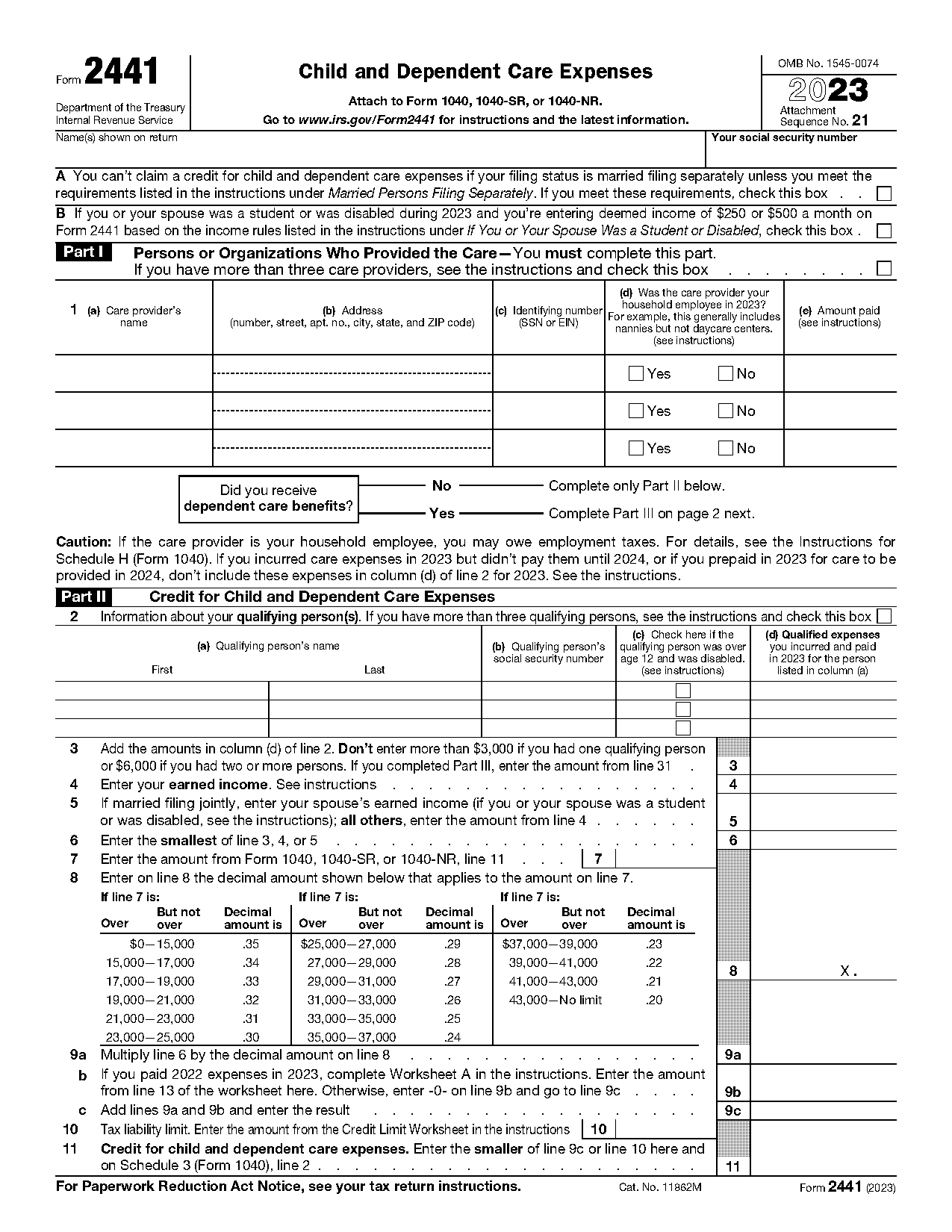 forms to file taxes with a dependent