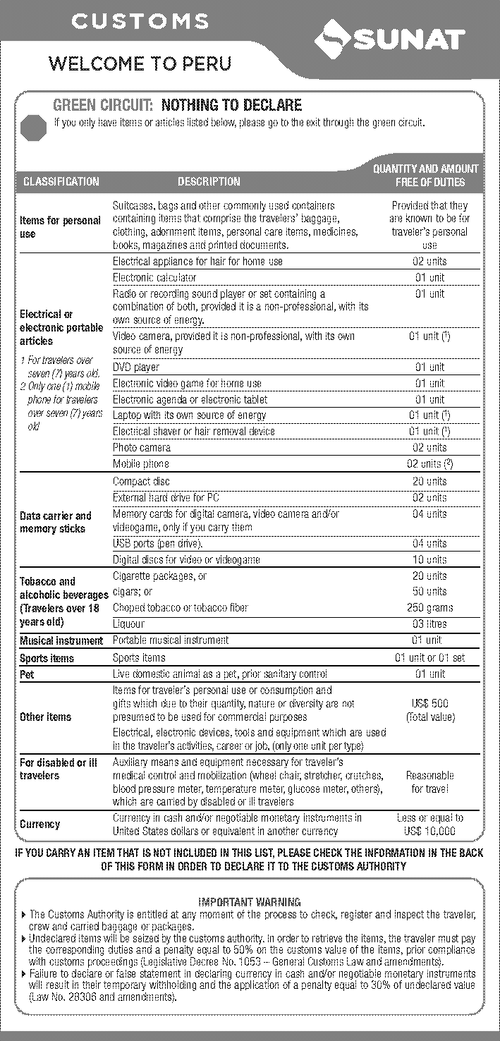 declaring money at customs us