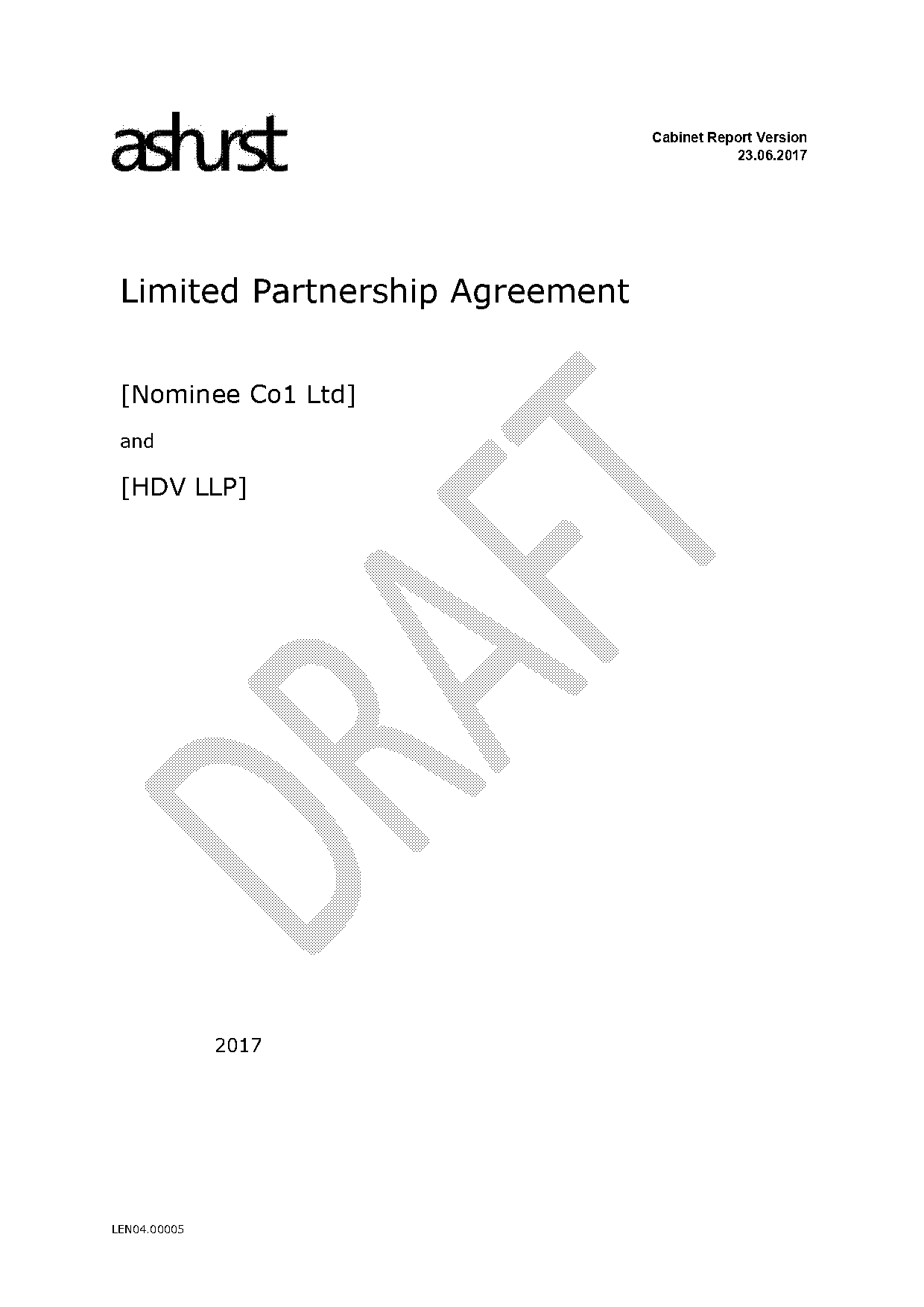 partnership agreement short form