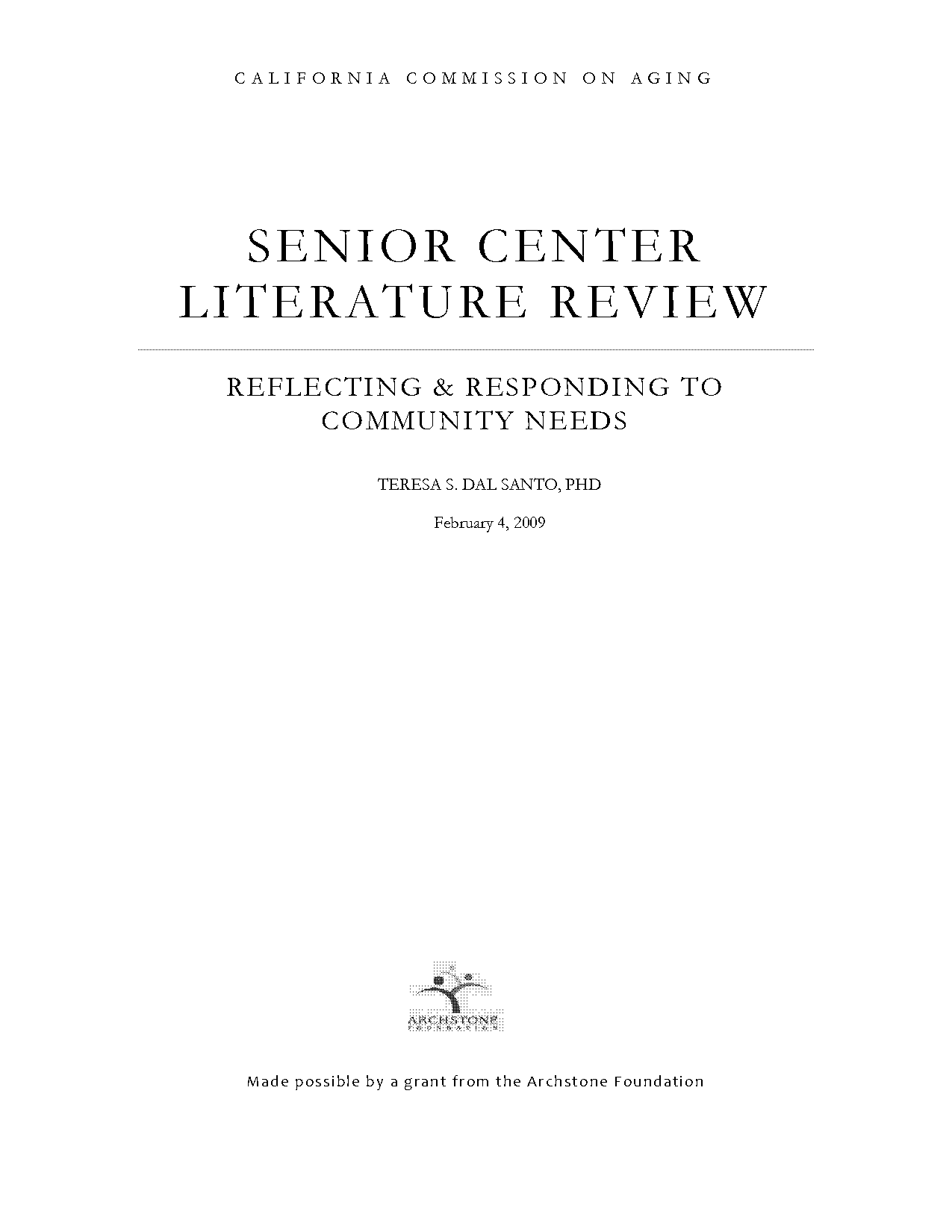 journal articles about benefits of senior recreation centers