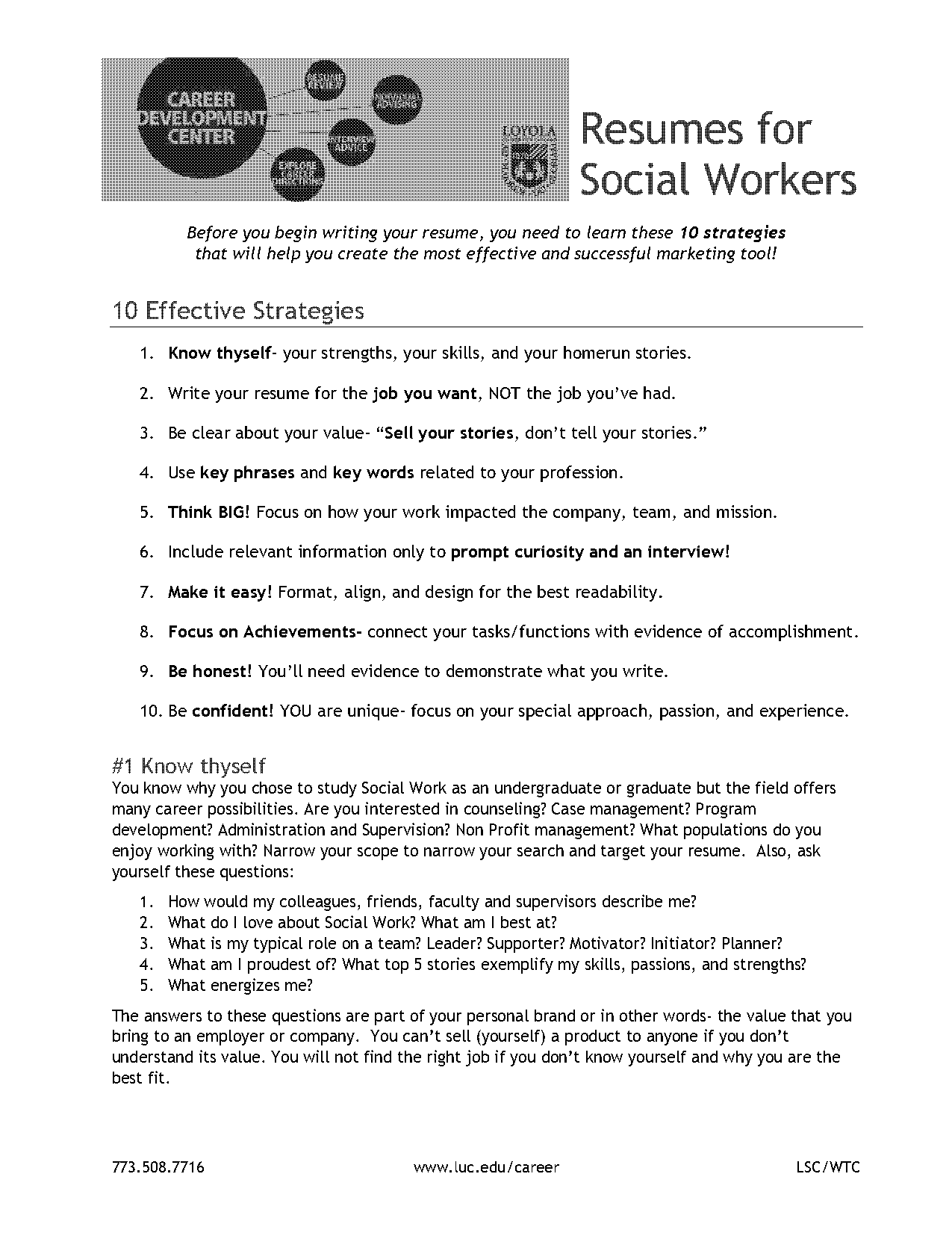 college student social work resume examples