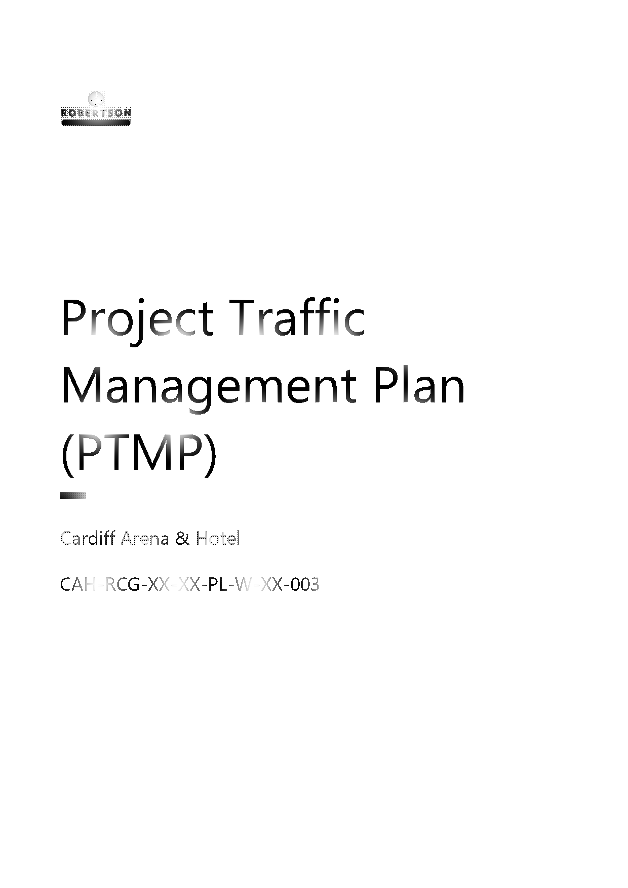 workplace traffic management plan template uk