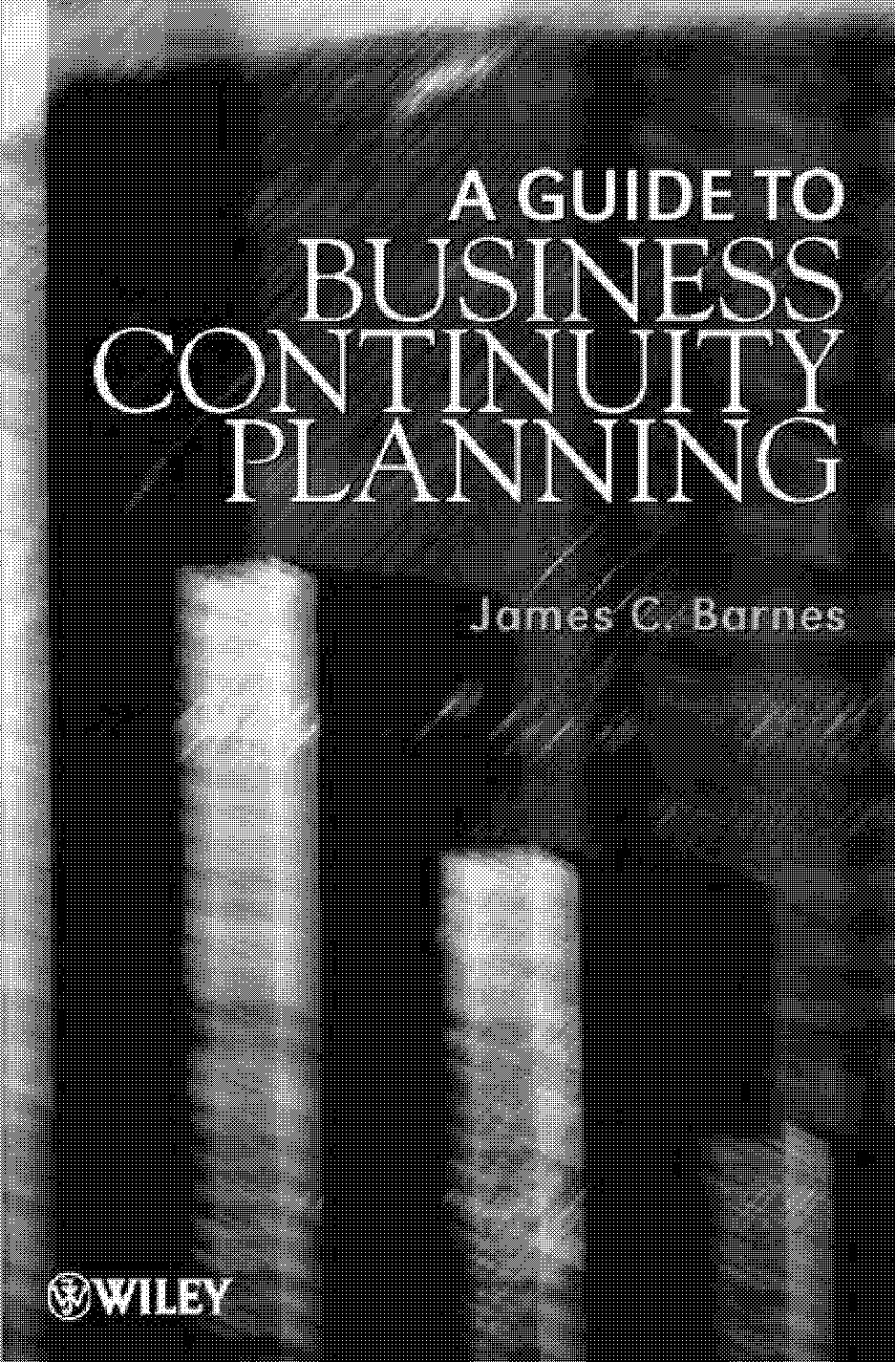 business continuity plan books