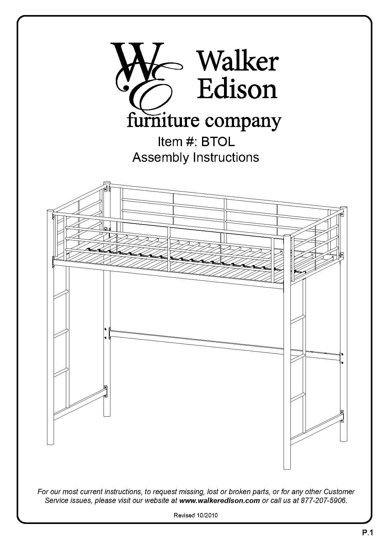 essential home bunk bed instruction manual