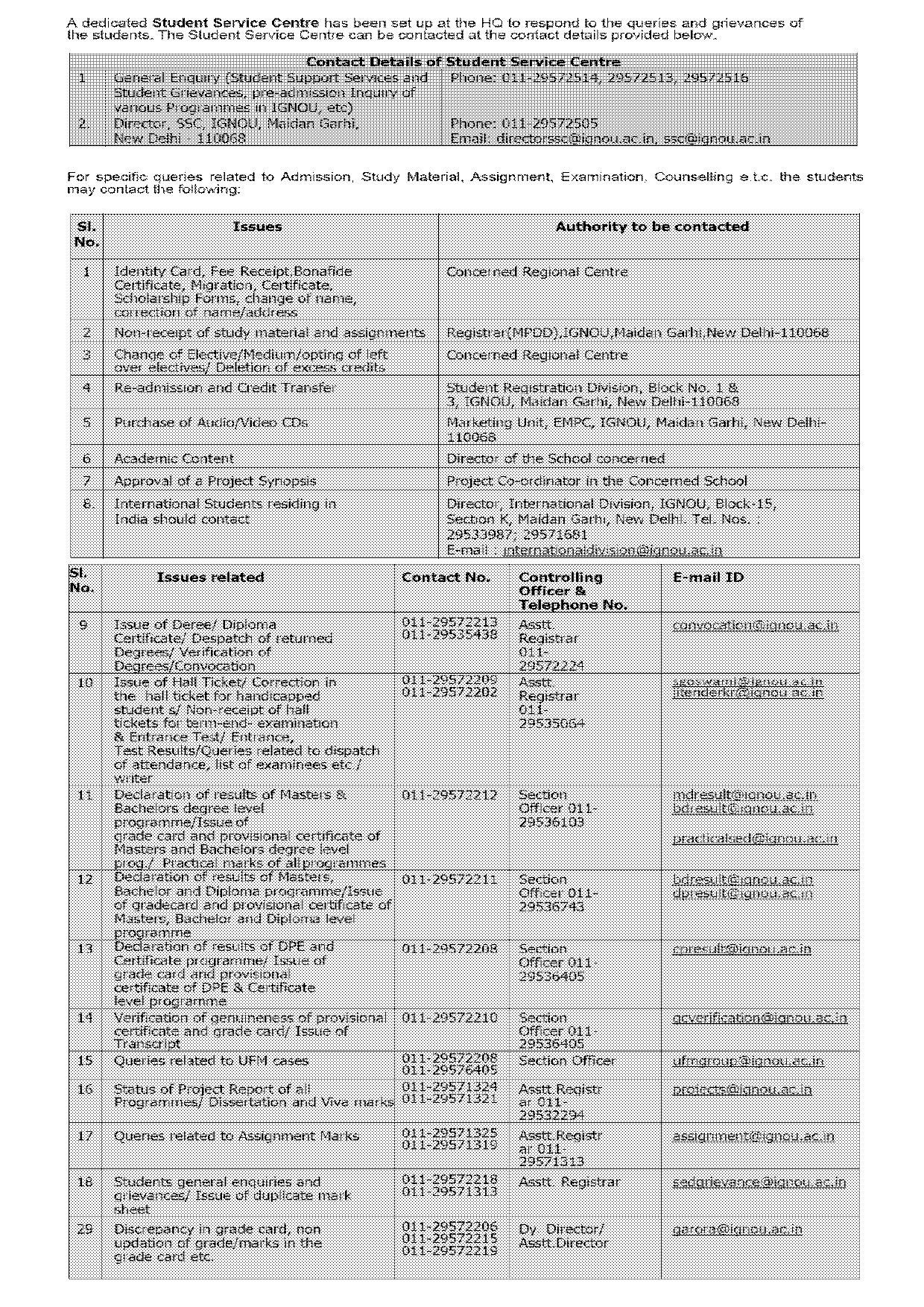 new exam form ignou