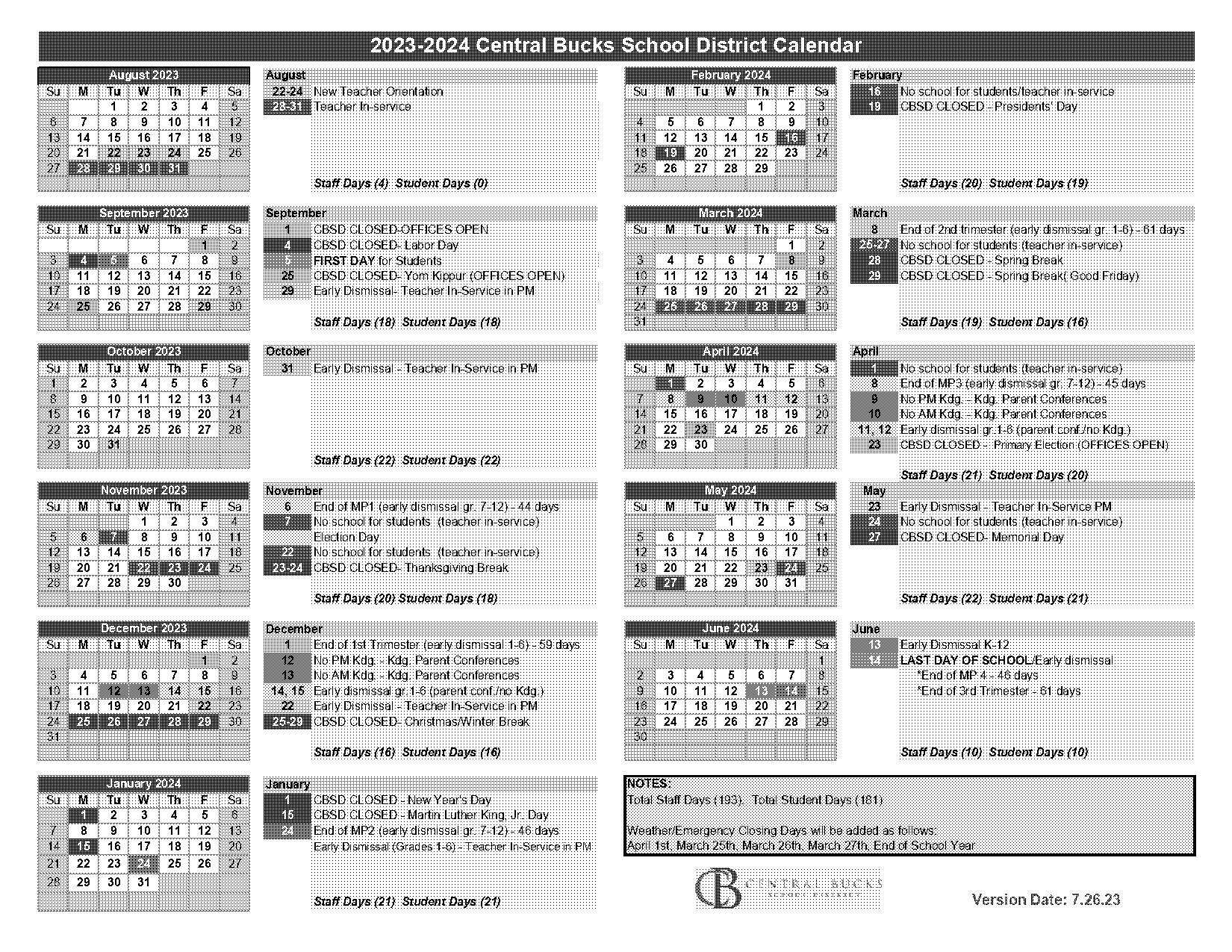 calendar templates free for teachers