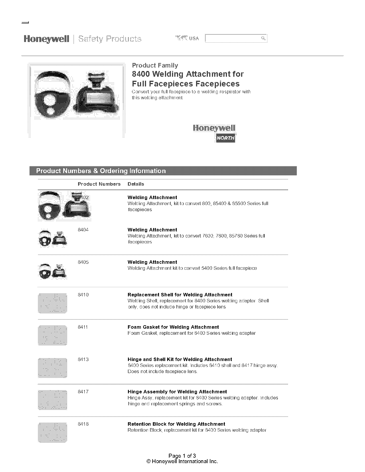 cartridge and filter reference chart north by honeywell