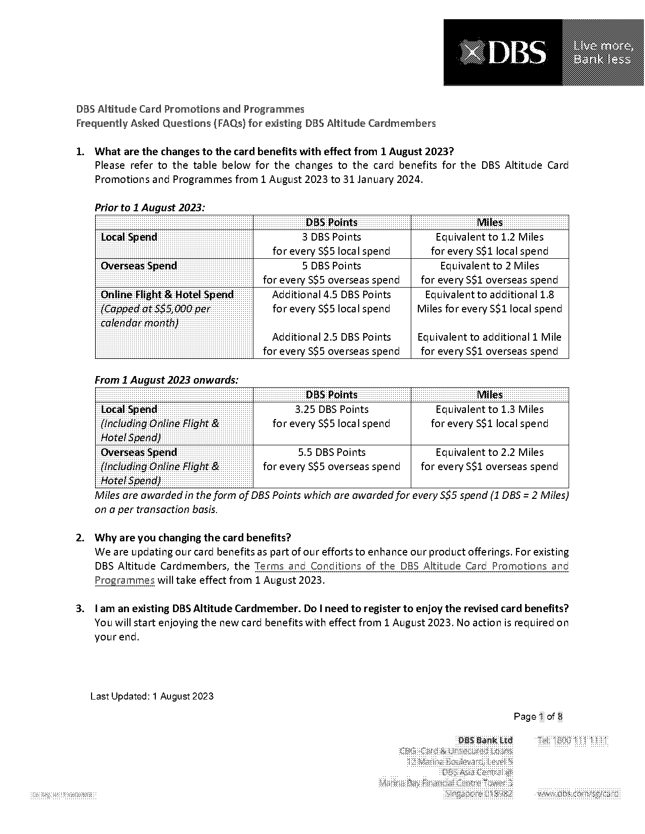 dbs altitude waive annual fee