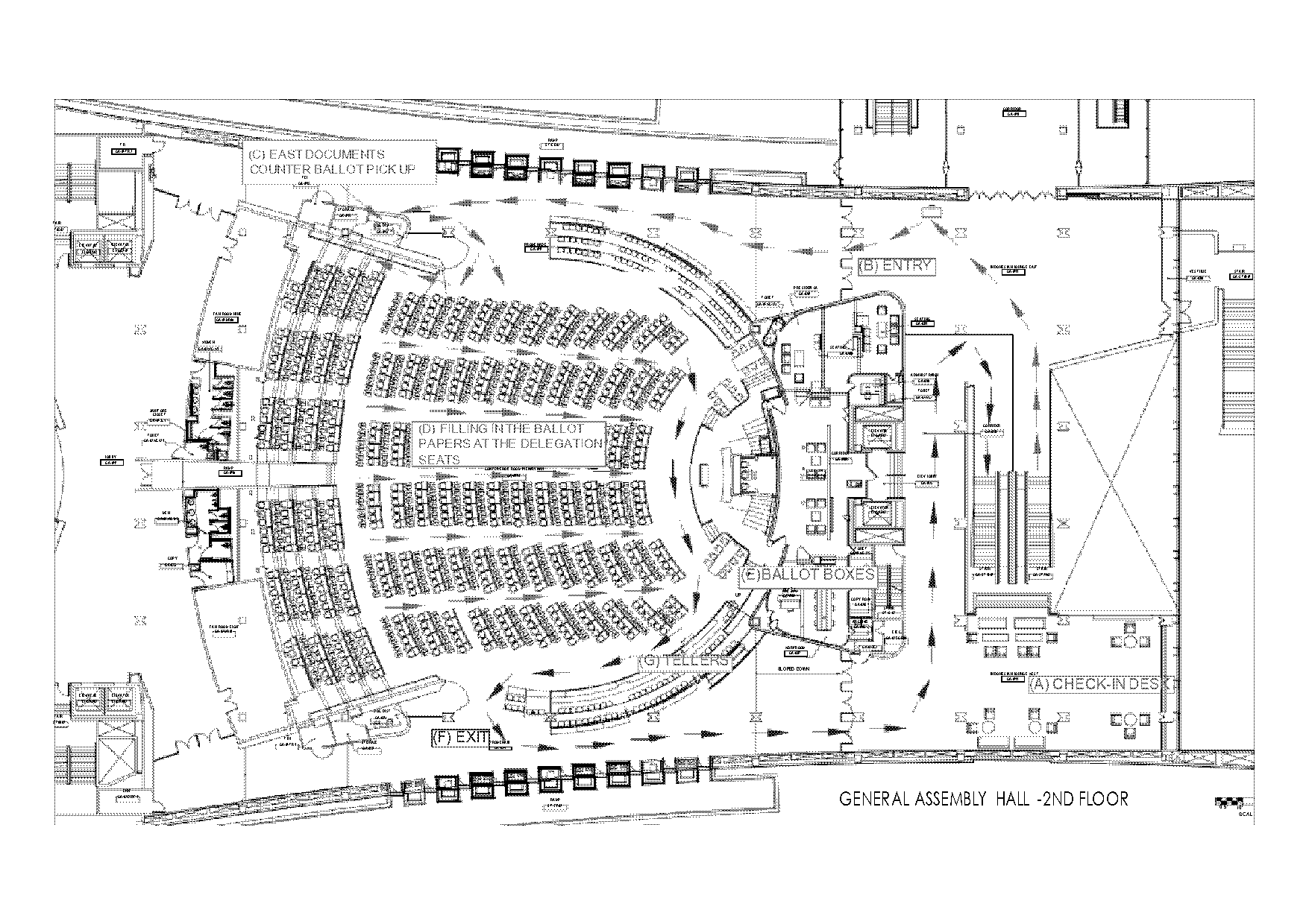 assembly hall seating plan