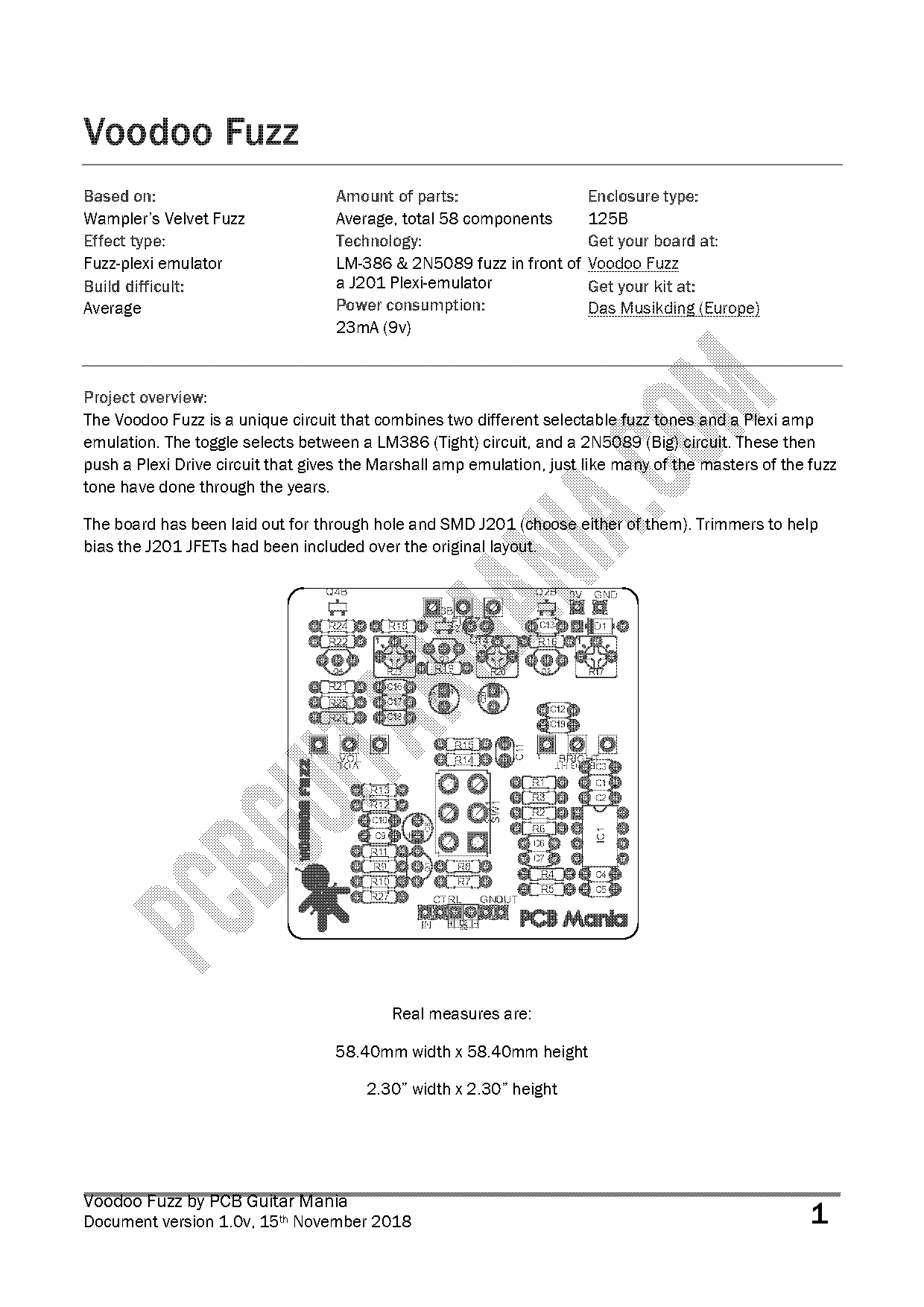 small bear fuzz face kit instructions