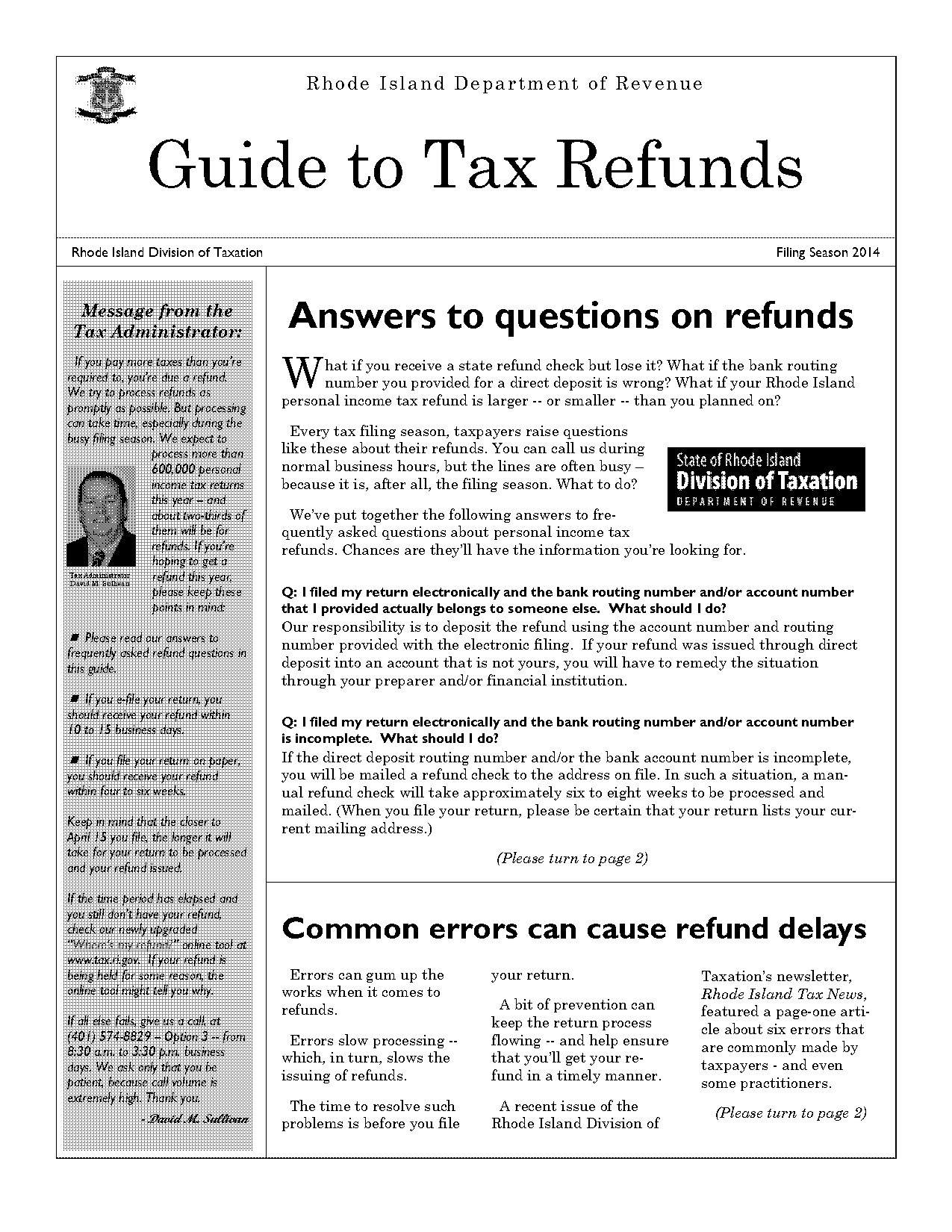 how long does it take to get direct deposit refund