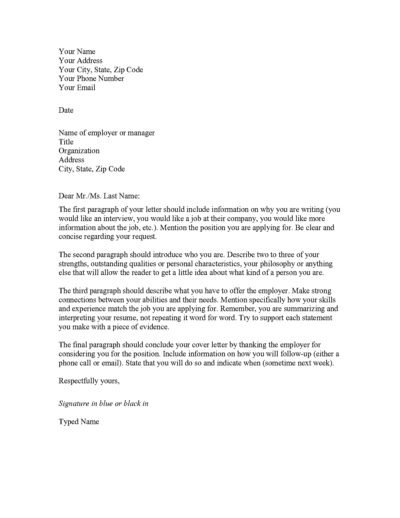 letter of introduction sample templates yourself