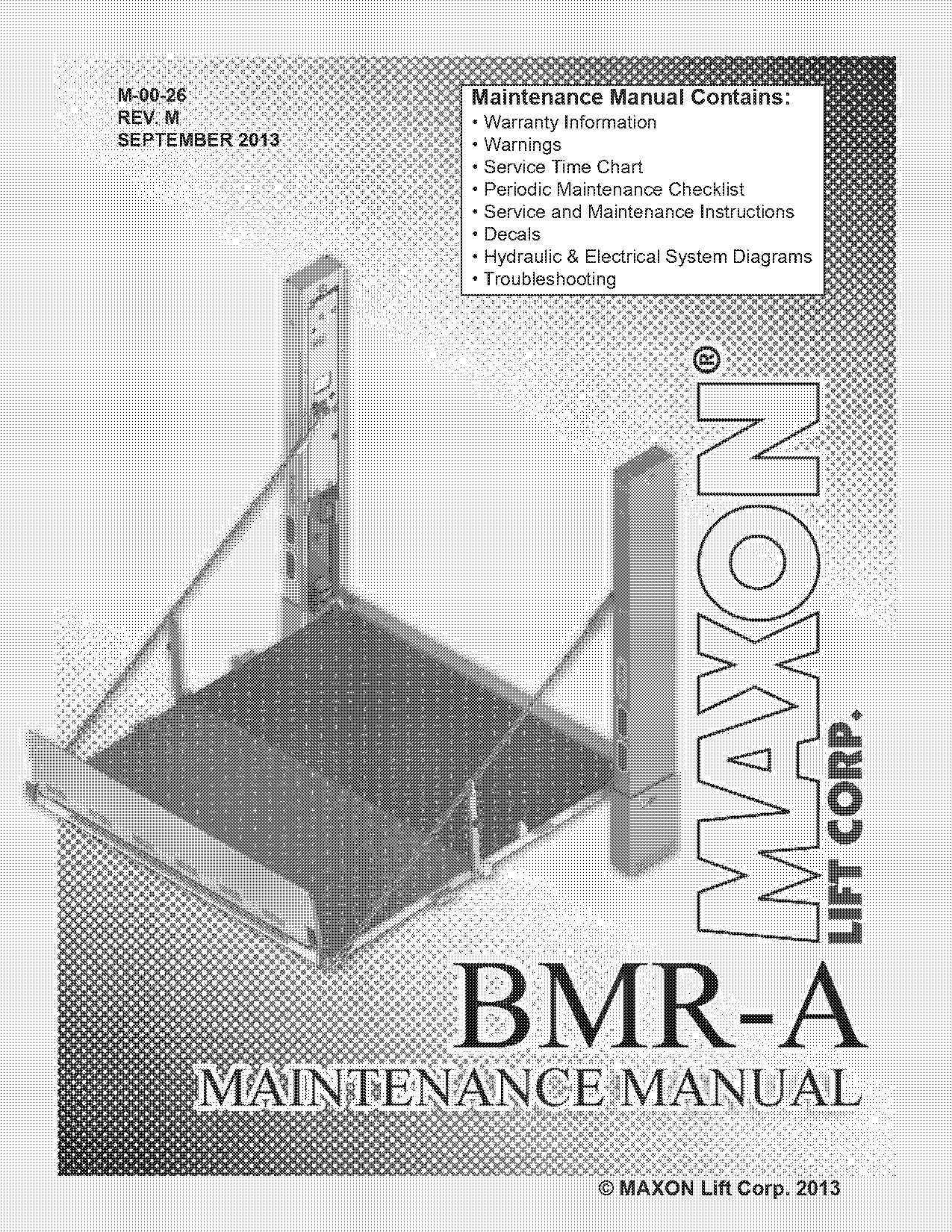 maxon bmra platform assembly instructions