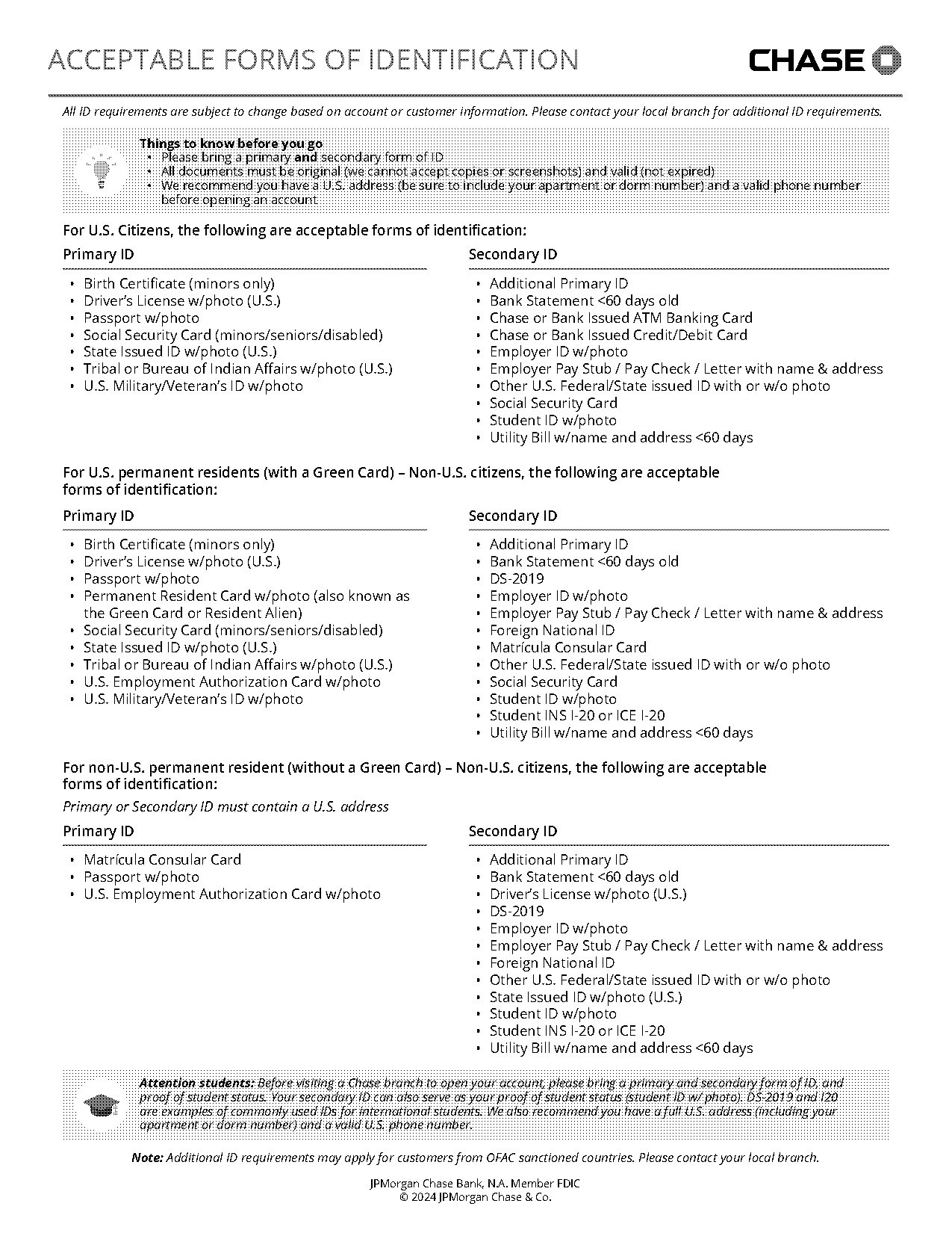 joint account chase bank statement