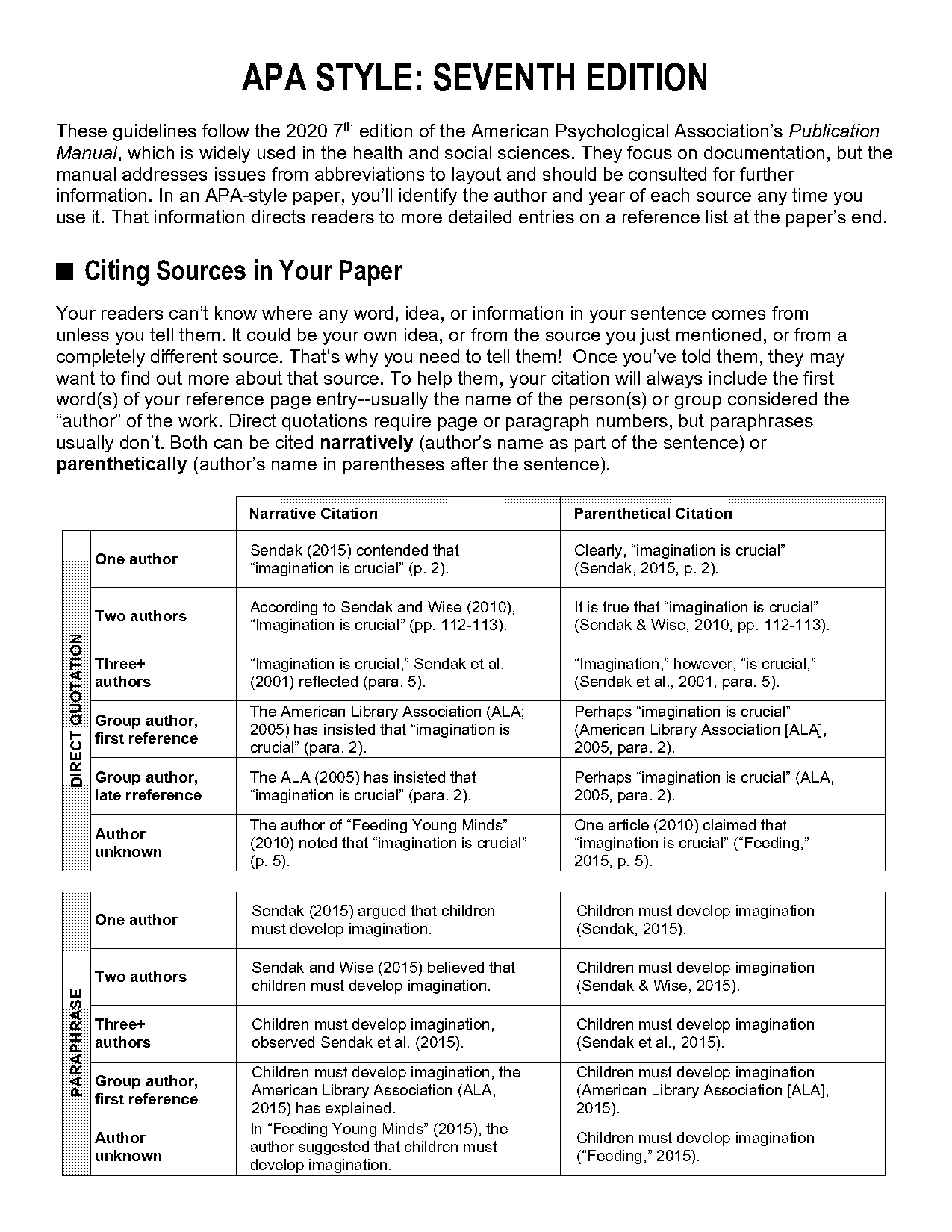 apa style reference list order