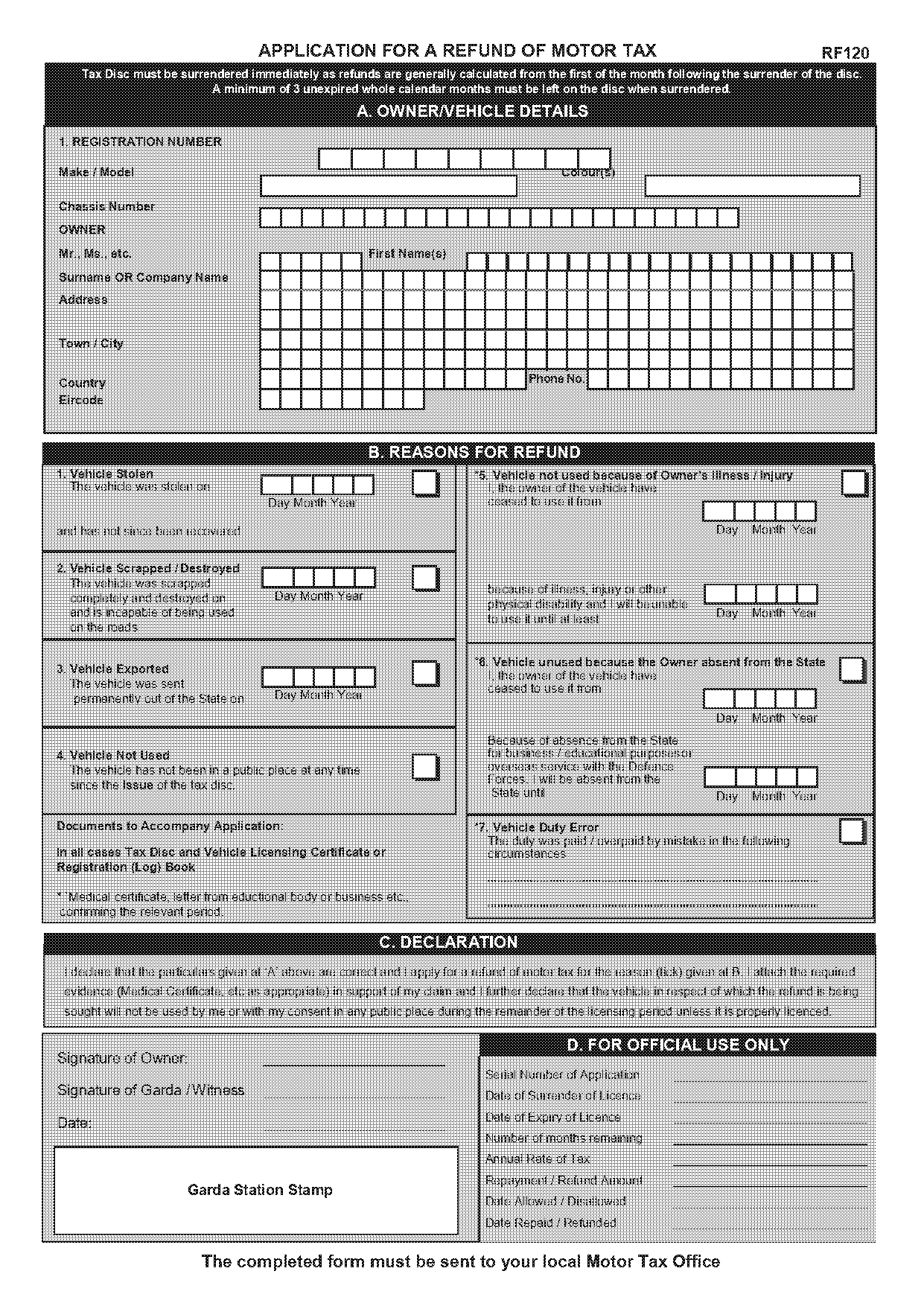 dvla certificate of destruction template