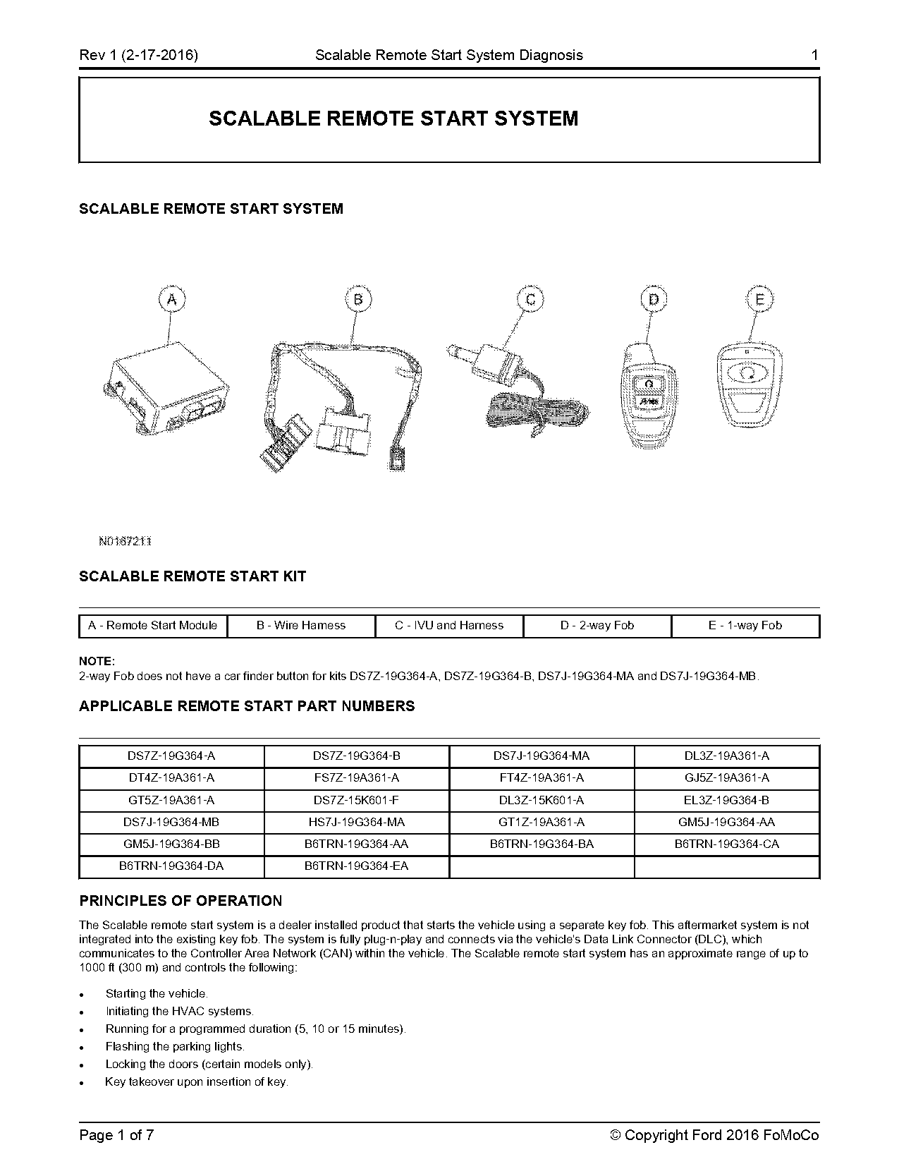 ford flex remote start installation instructions