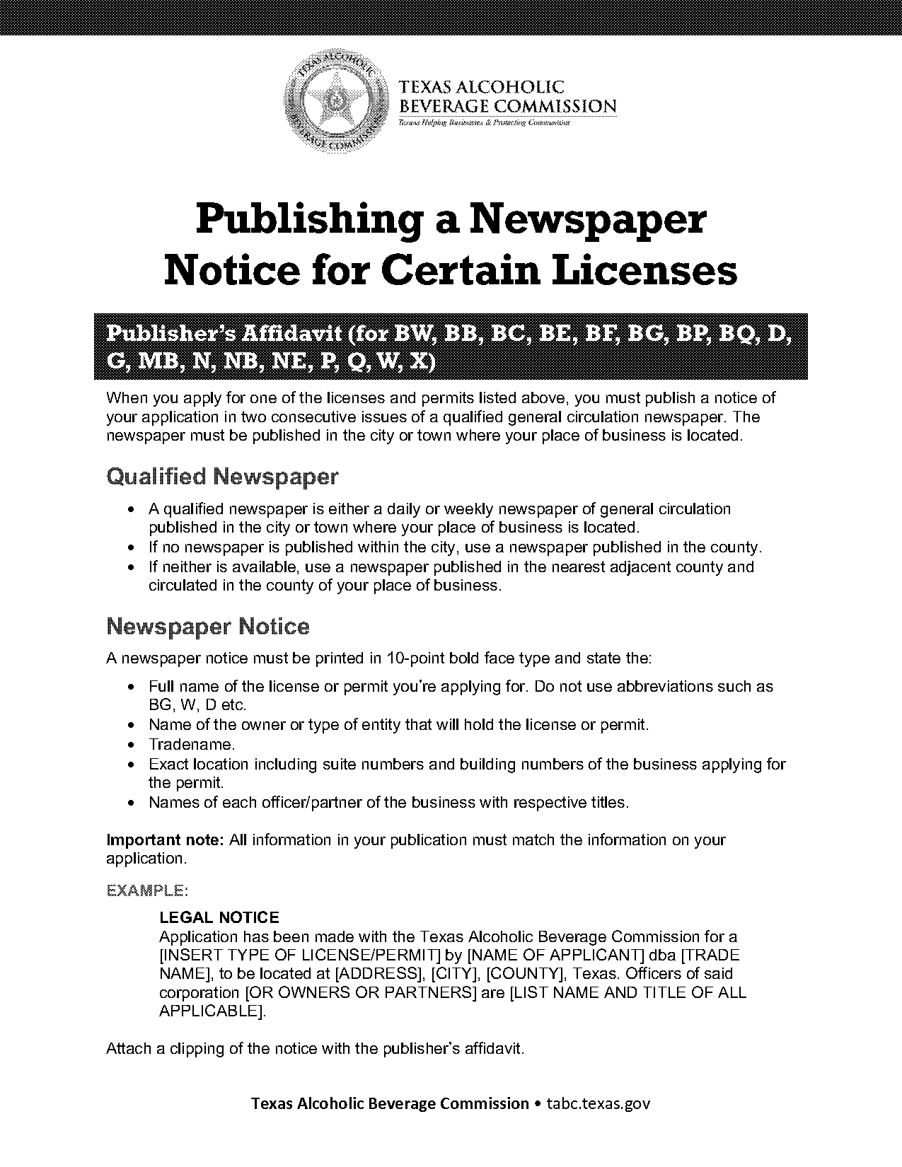 dba public legal notice