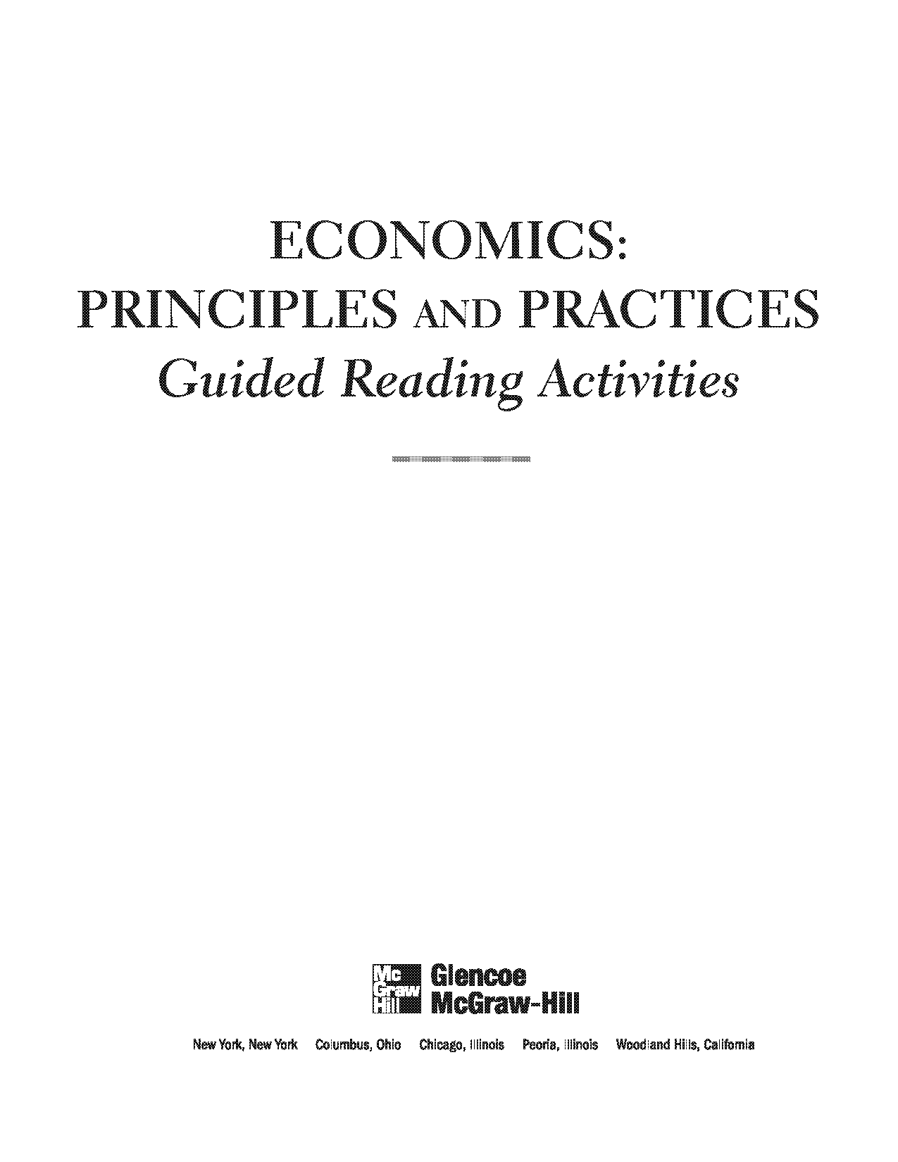 mcgraw hill guided reading activity answers economics