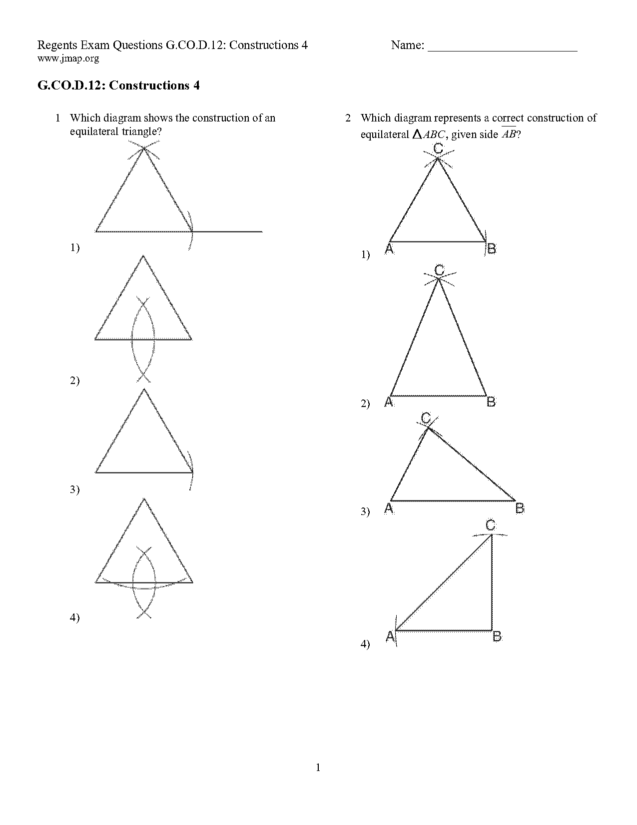 line segment construction worksheet