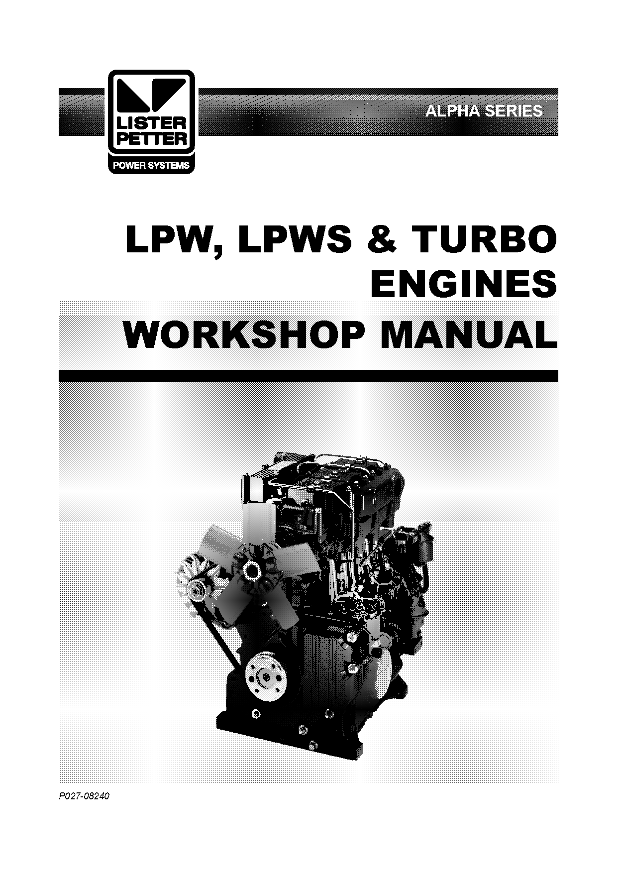 lister engine workshop manuals