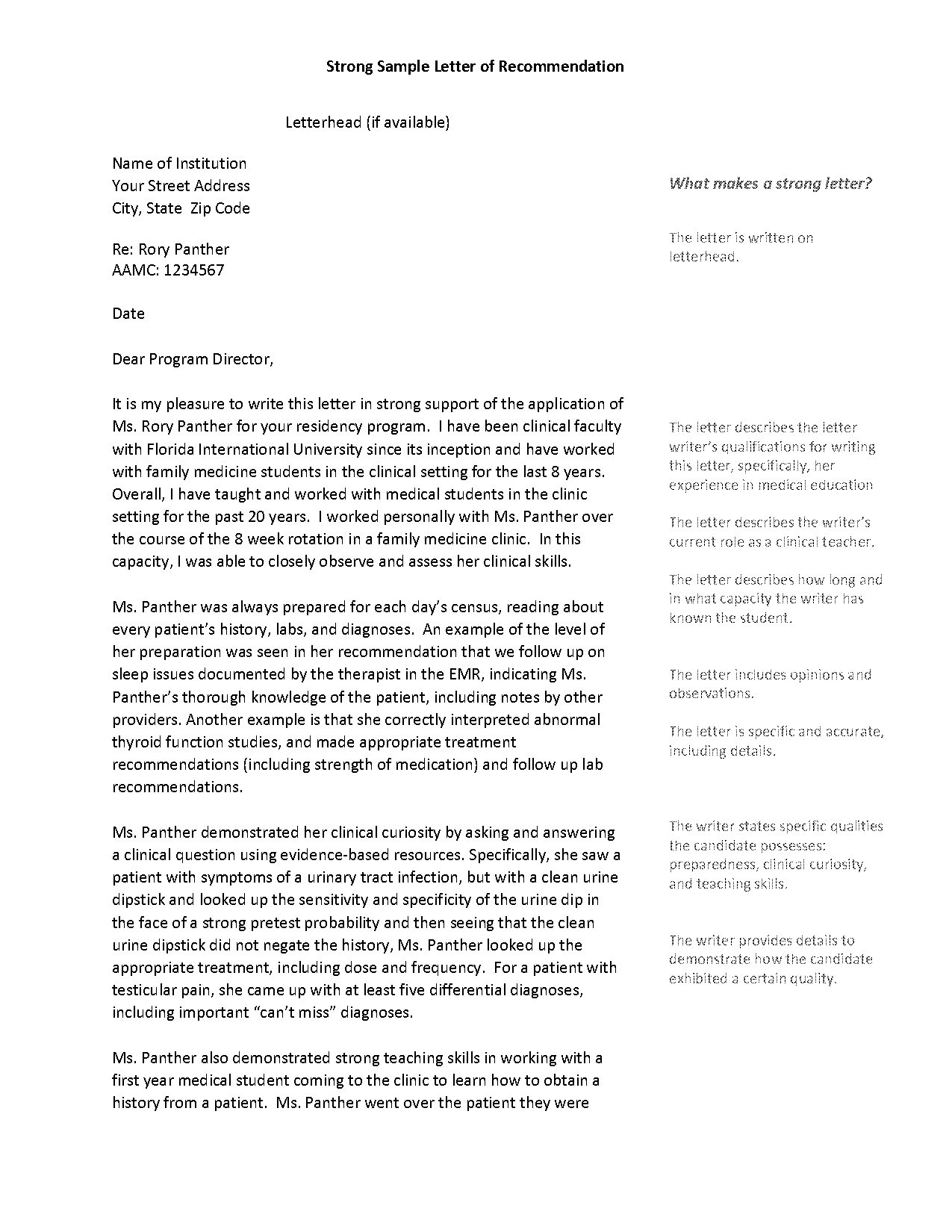 letter of reference template word