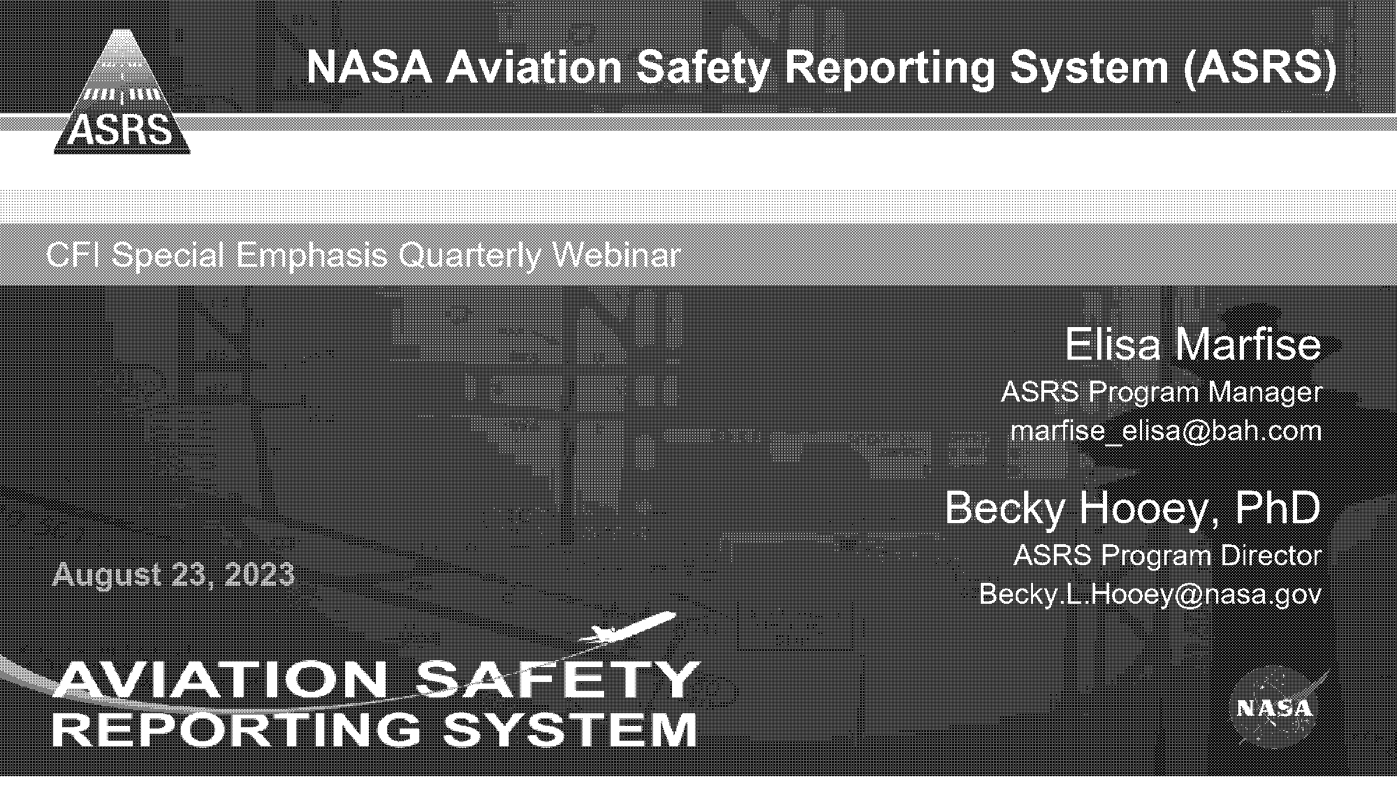 faa nasa report form