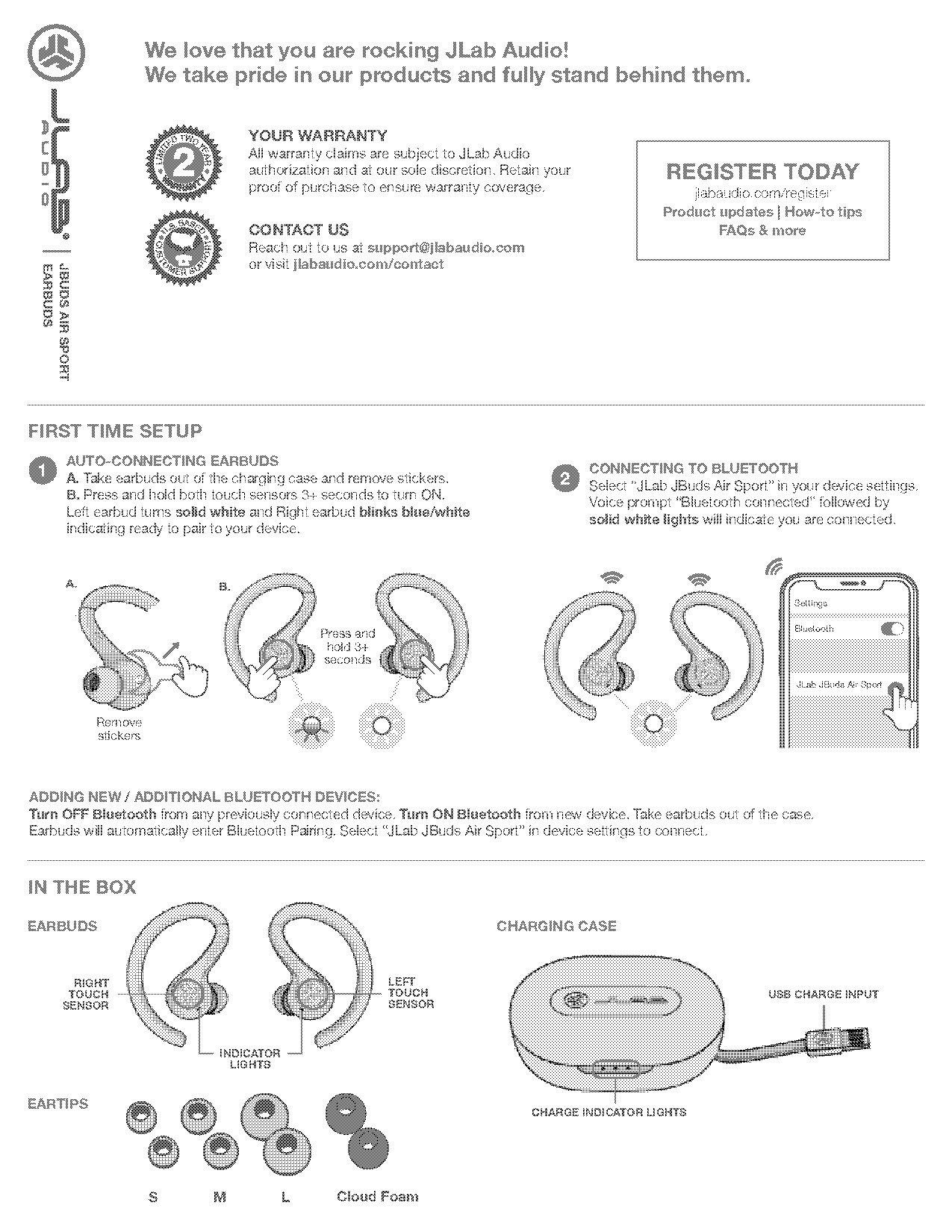 jlab jbuds go air manual