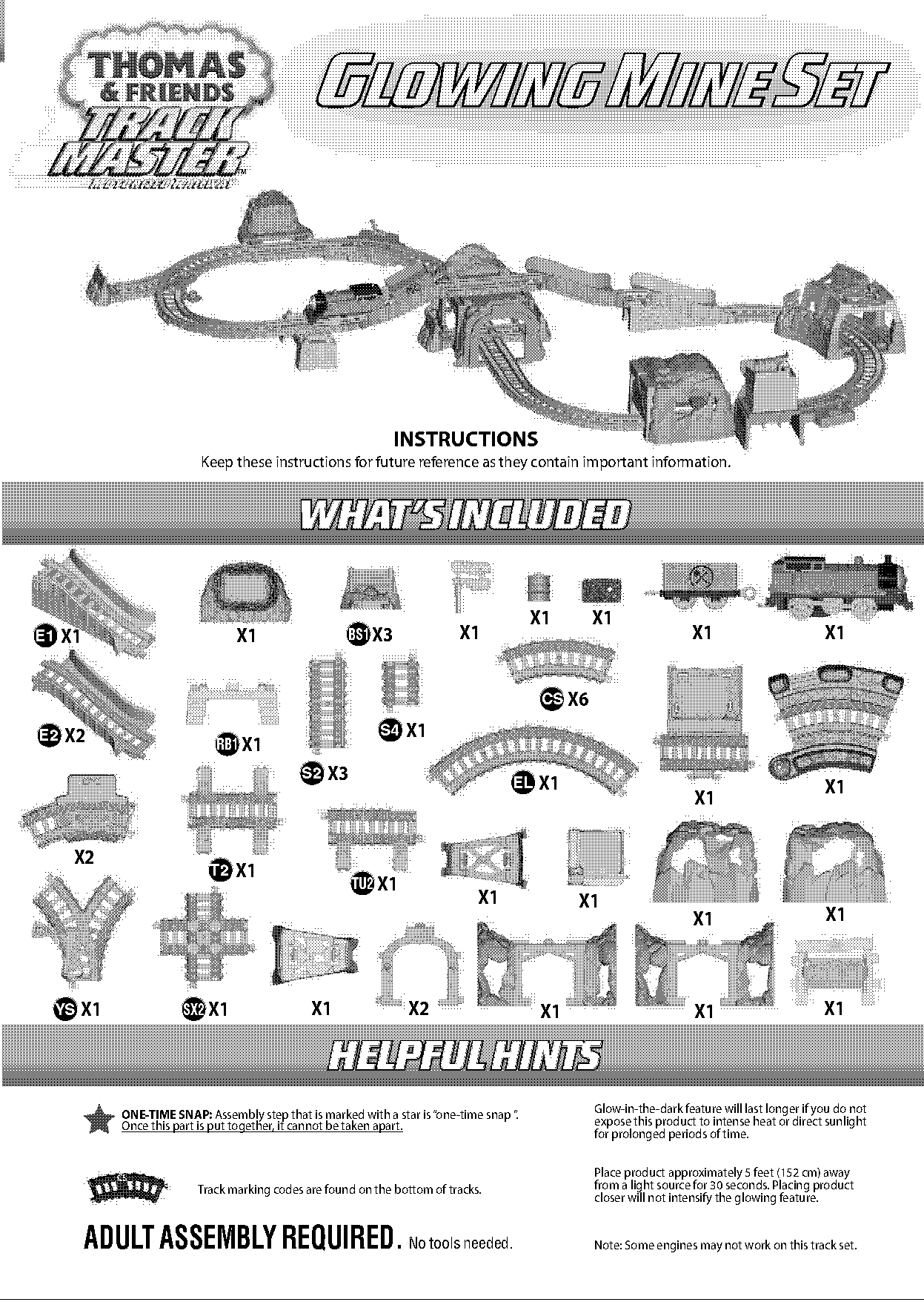 thomas trackmaster set instructions