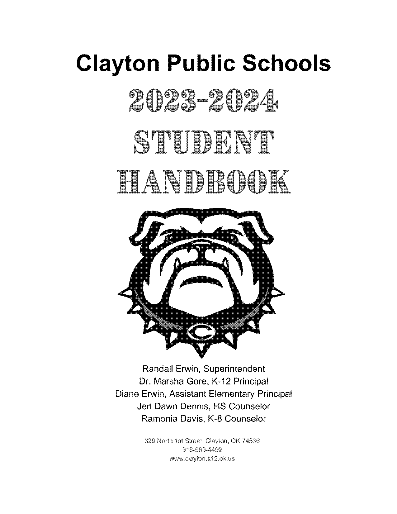 clayton public schools preschool handbook