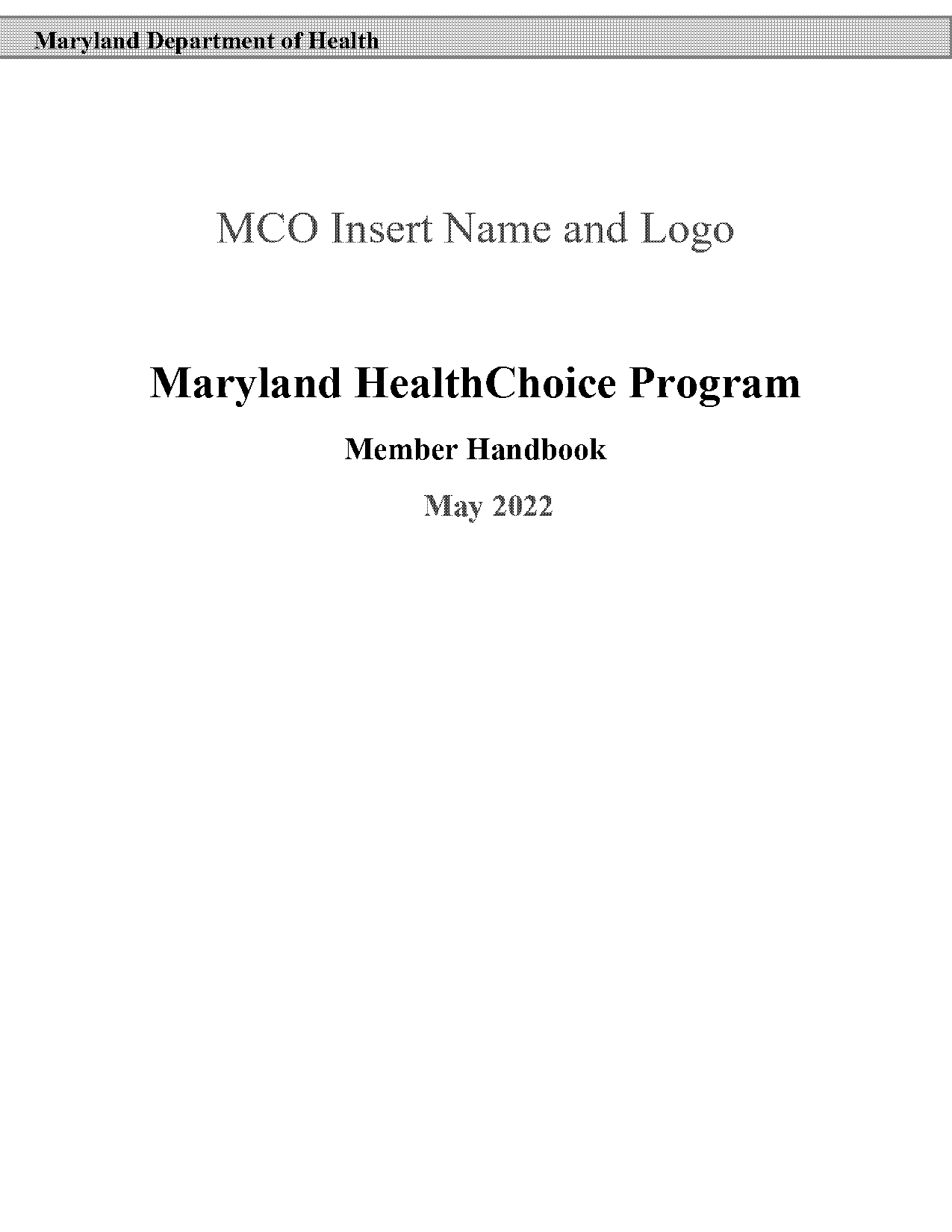 maryland advance directive planning for future health care decisions form