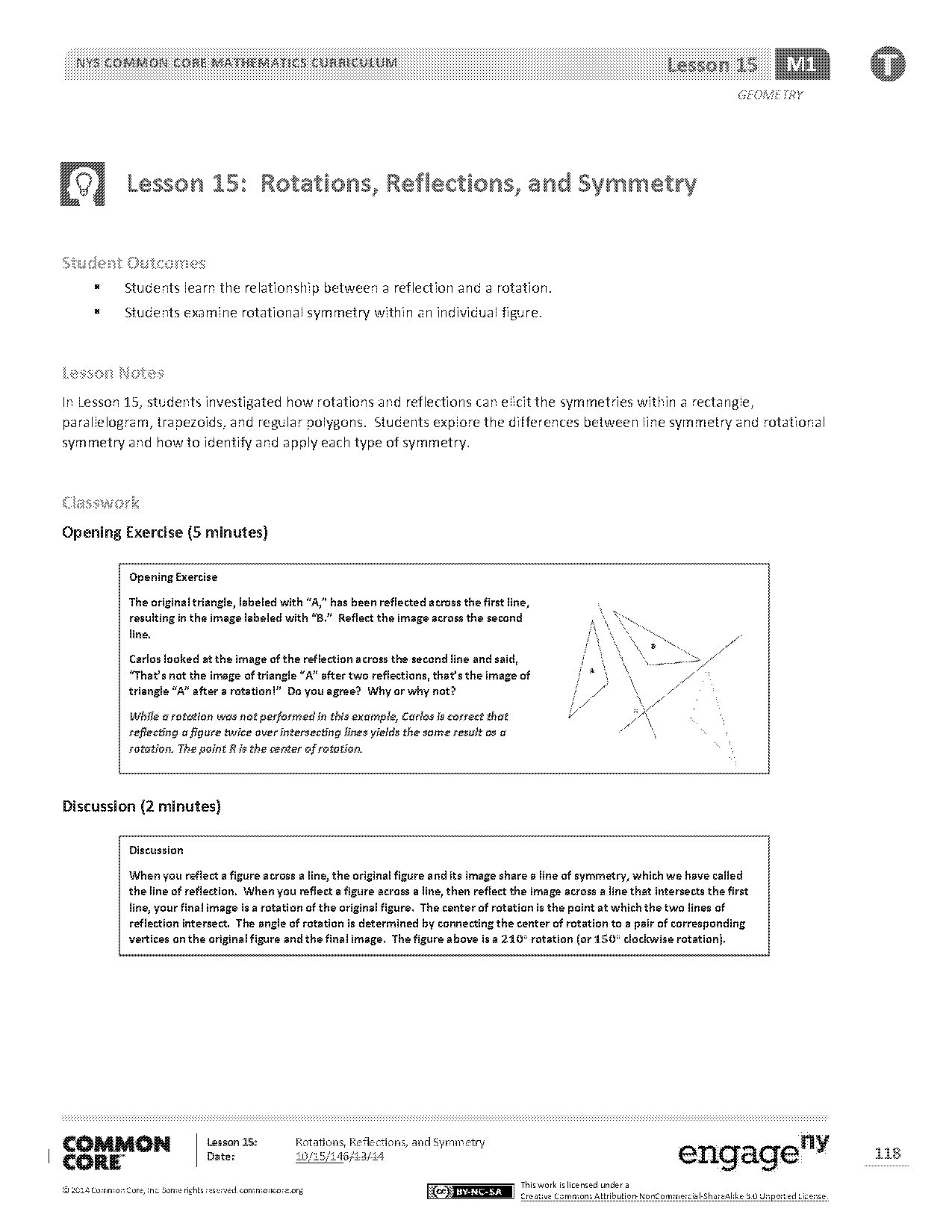 lines of symmetry in triangles worksheets