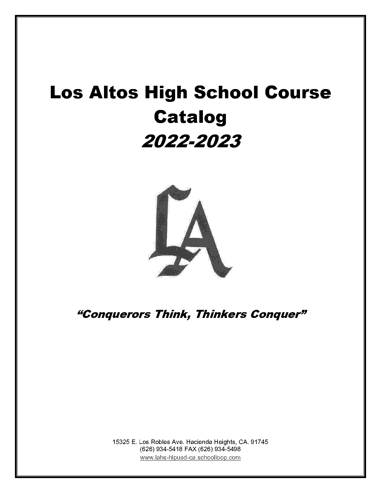 los altos high school action plan