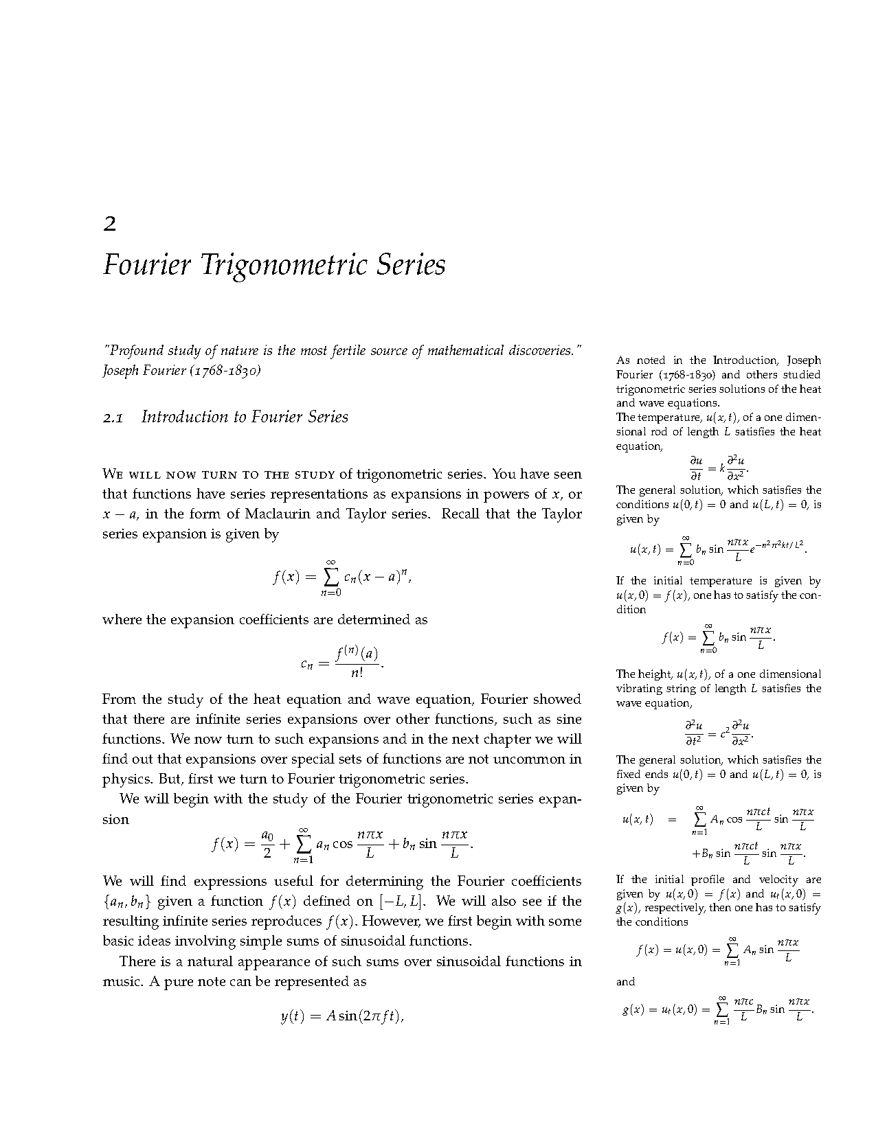 double fourier series example problems