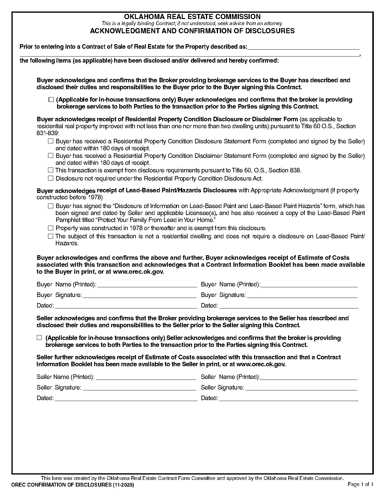 realtor contract with seller