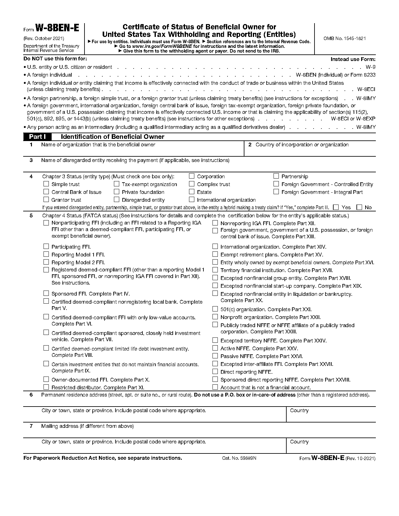 evidence of life declaration form and trust doc