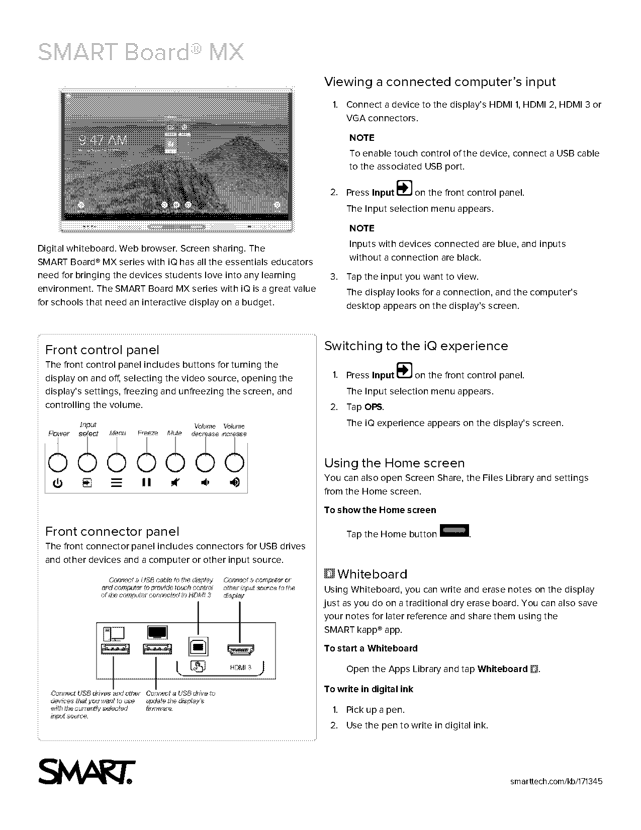 smartboard quick reference guide