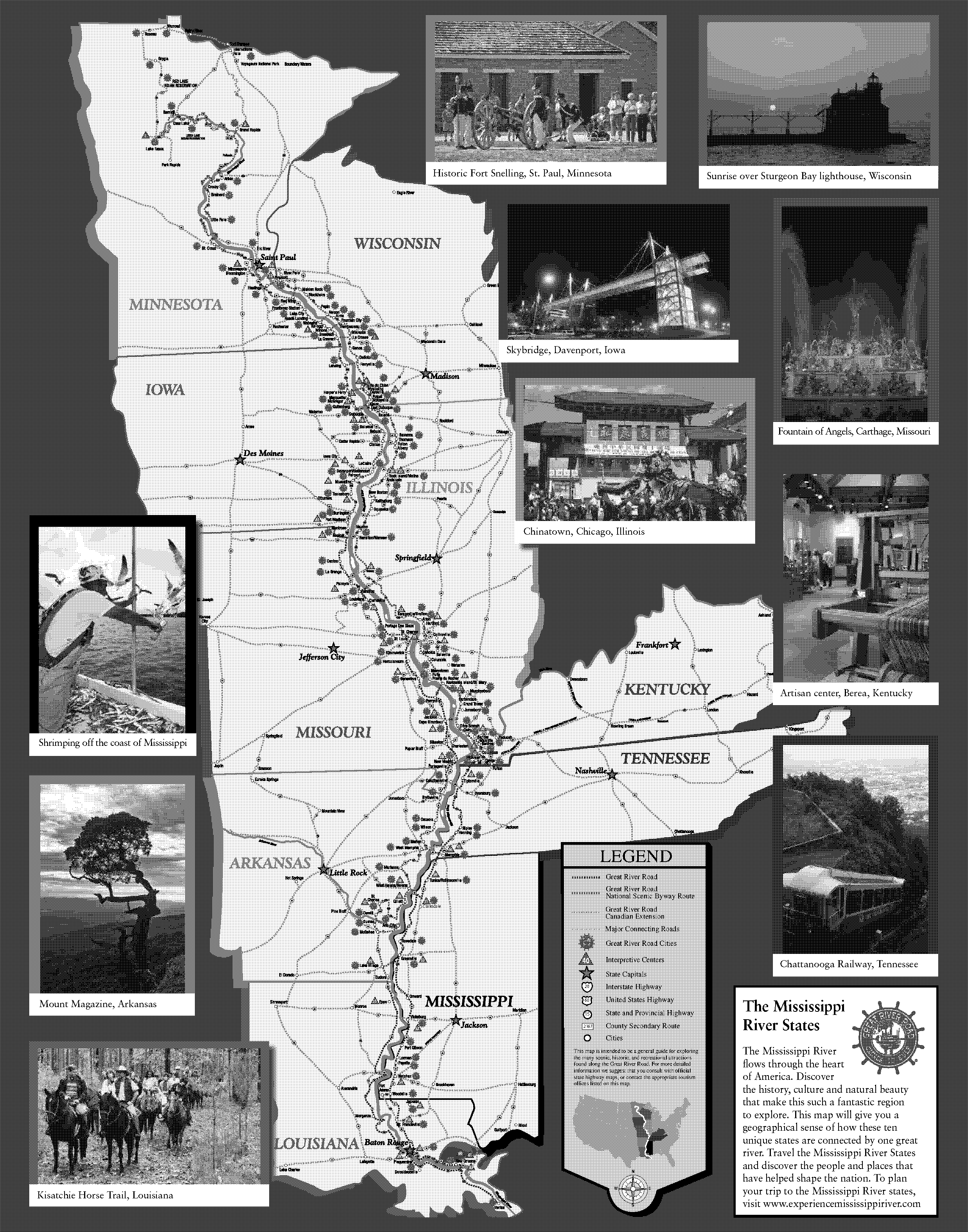 blank map of the mississippi river