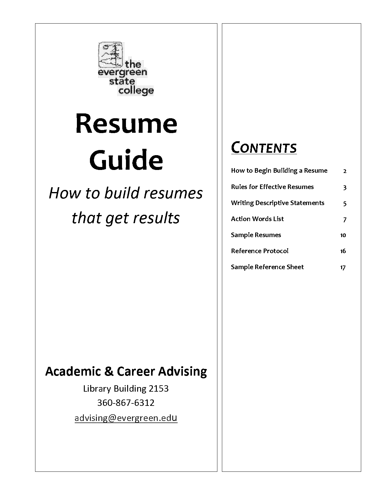 formatting changes in resume