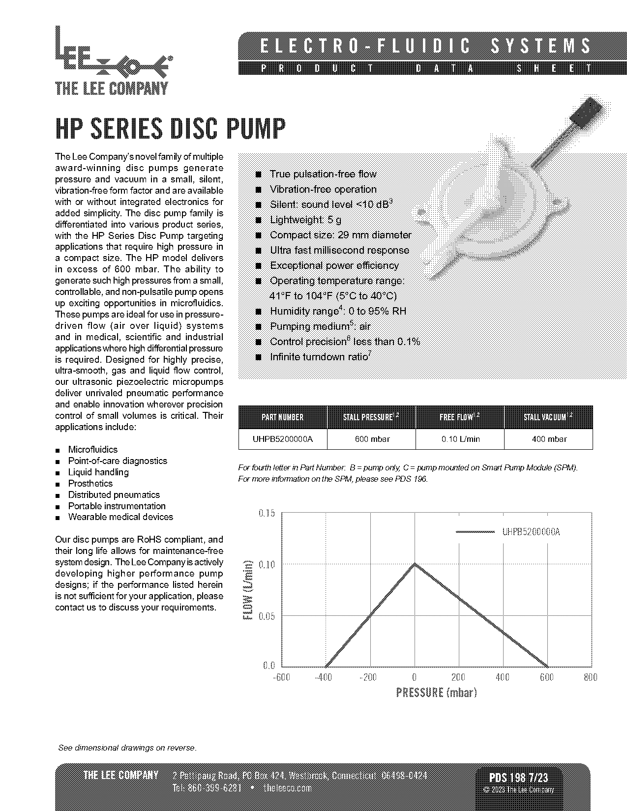 suited to applications where a pulsation free flow is required