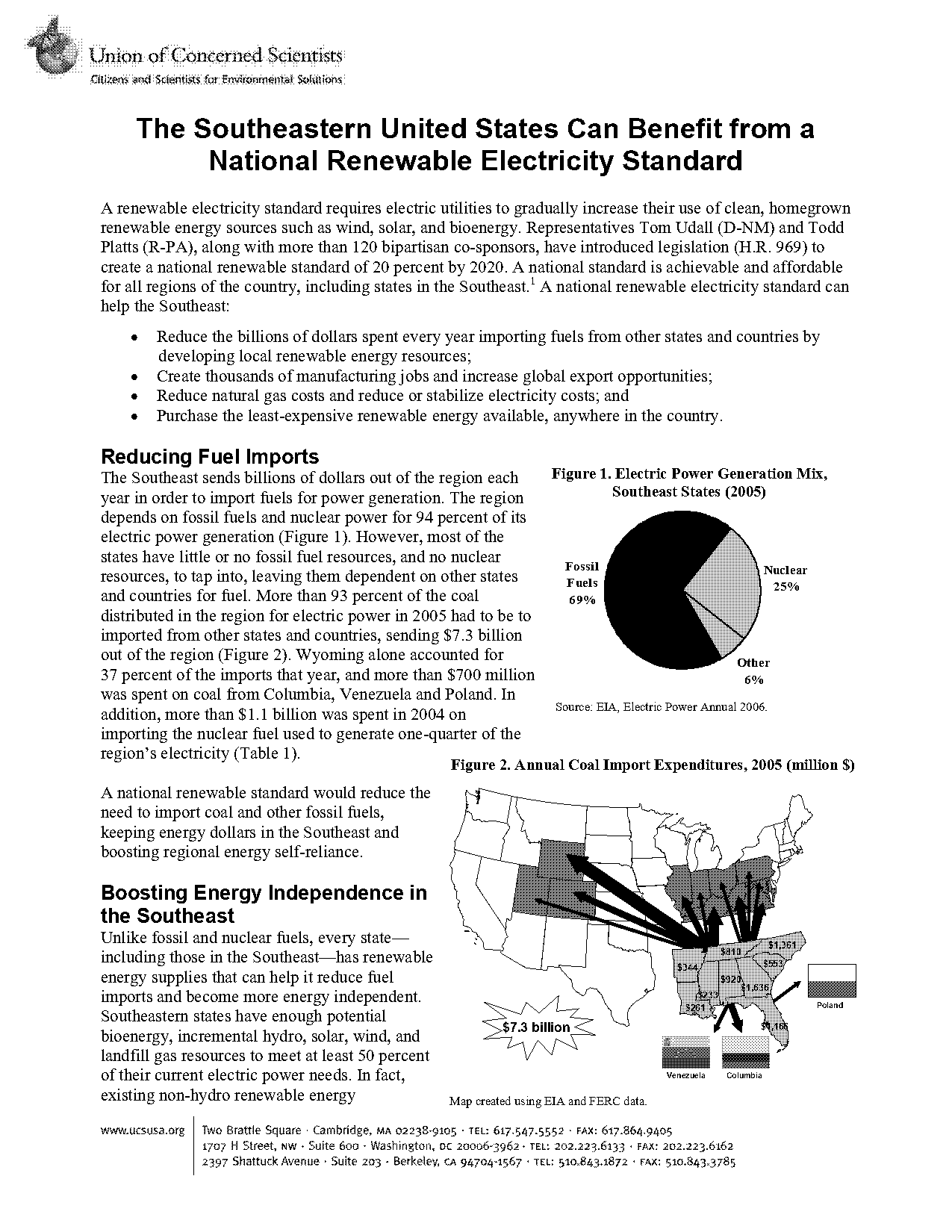 which renewable resource could southeastern us use