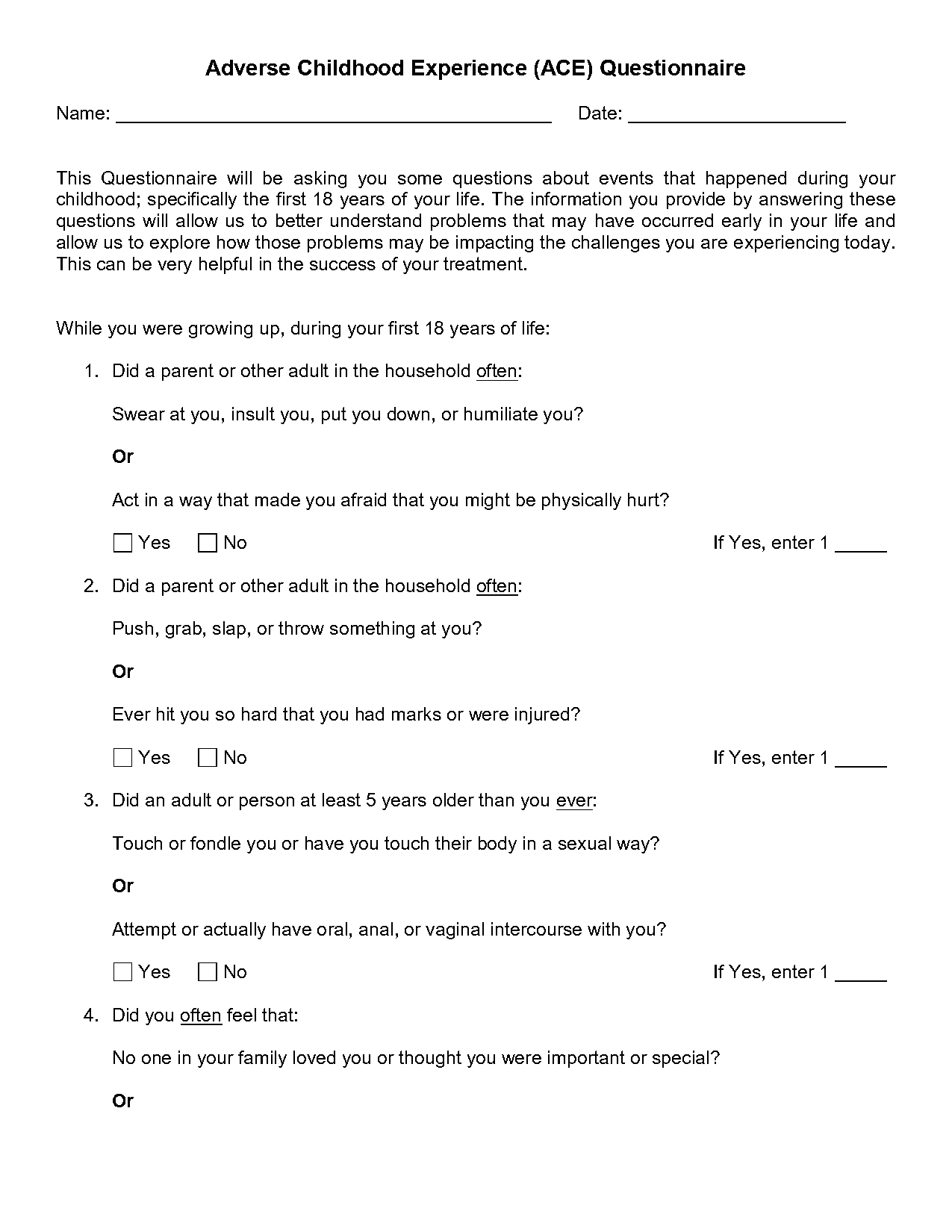 child trauma questionnaire pdf