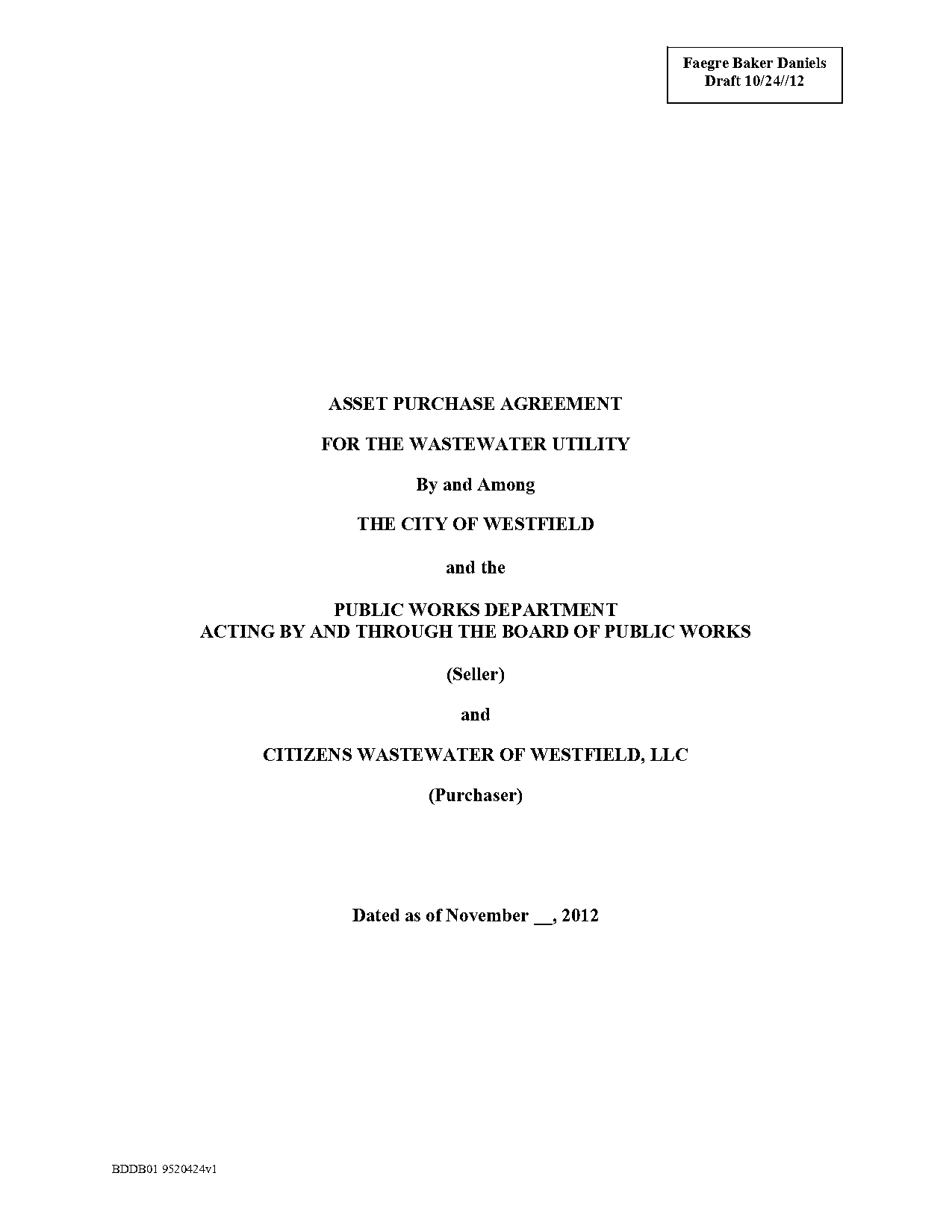 escrow agreement asset purchase